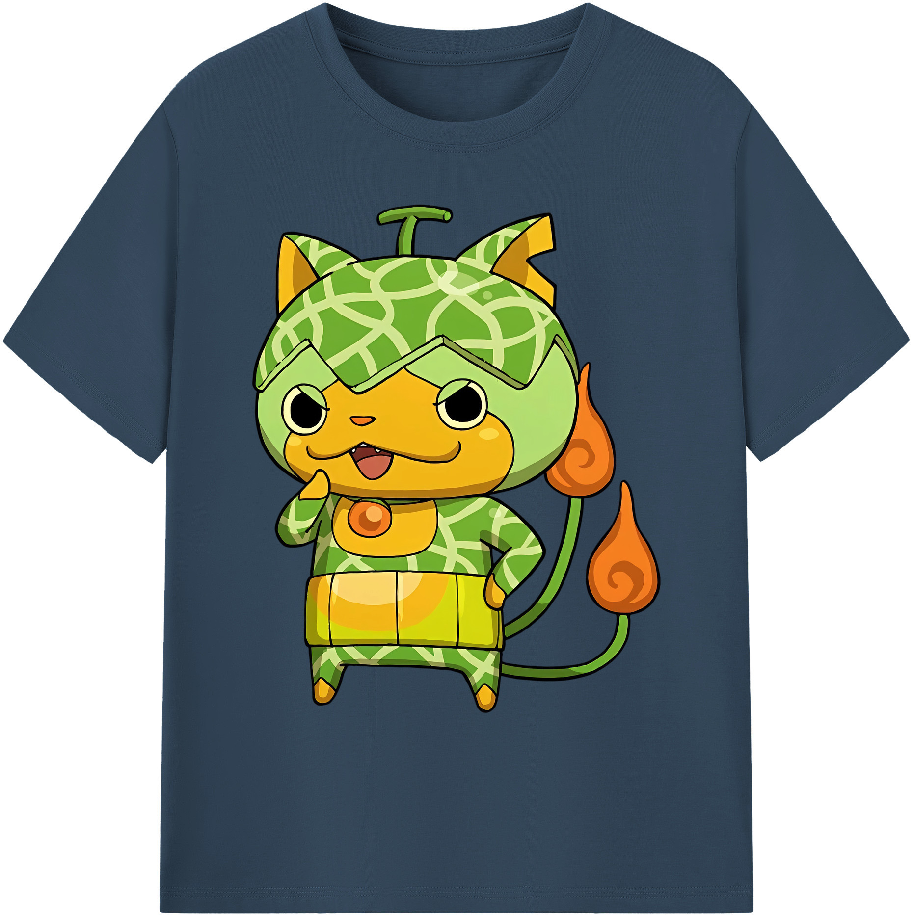 （画像用） 妖怪ウォッチ Yo-kai Watch 綿100％ メンズ半袖Tシャツ｜肌触りやわらか＆通気性