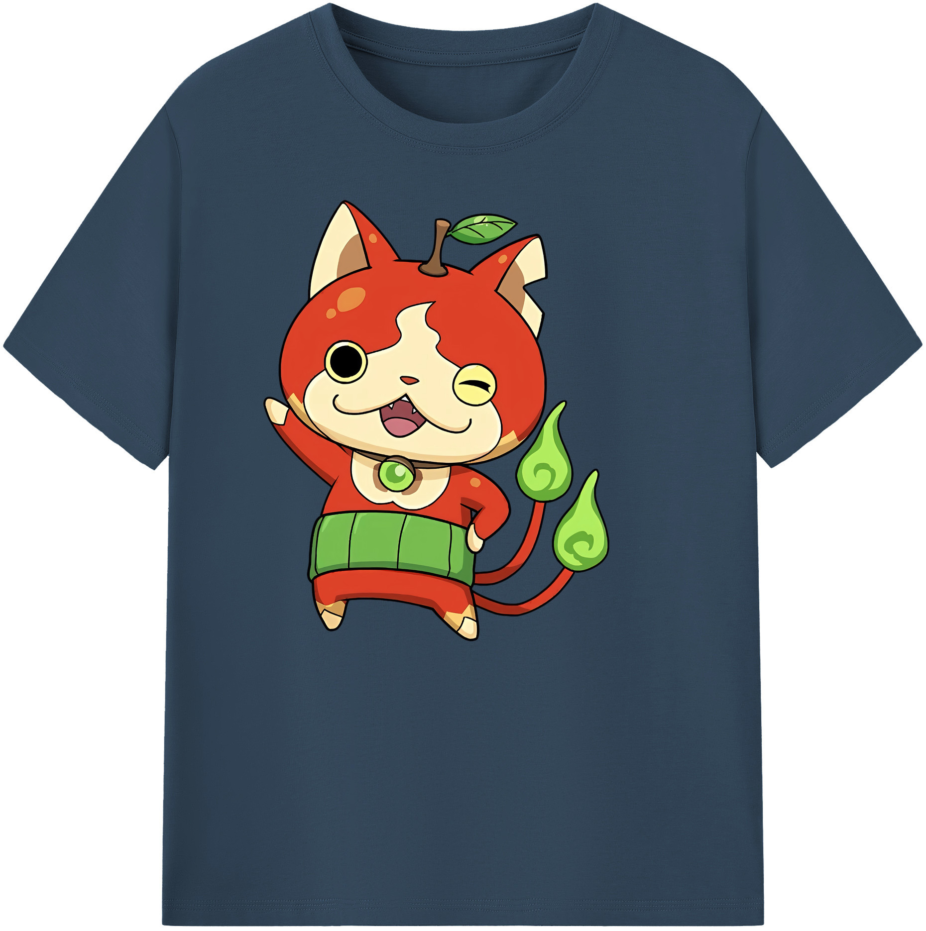 （画像用） 妖怪ウォッチ Yo-kai Watch 綿100％ メンズ半袖Tシャツ｜肌触りやわらか＆通気性