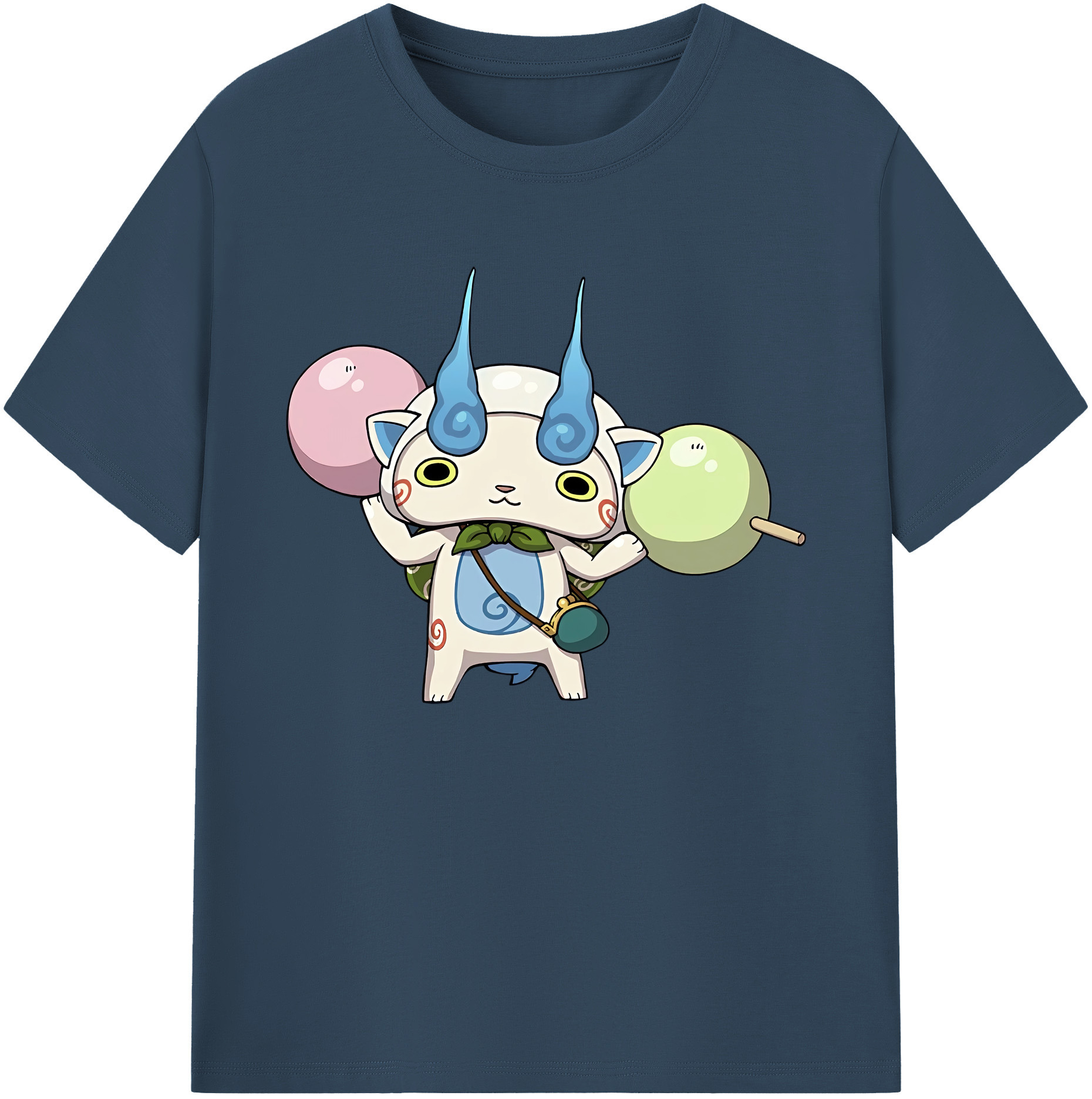 （画像用） 妖怪ウォッチ Yo-kai Watch 綿100％ メンズ半袖Tシャツ｜肌触りやわらか＆通気性