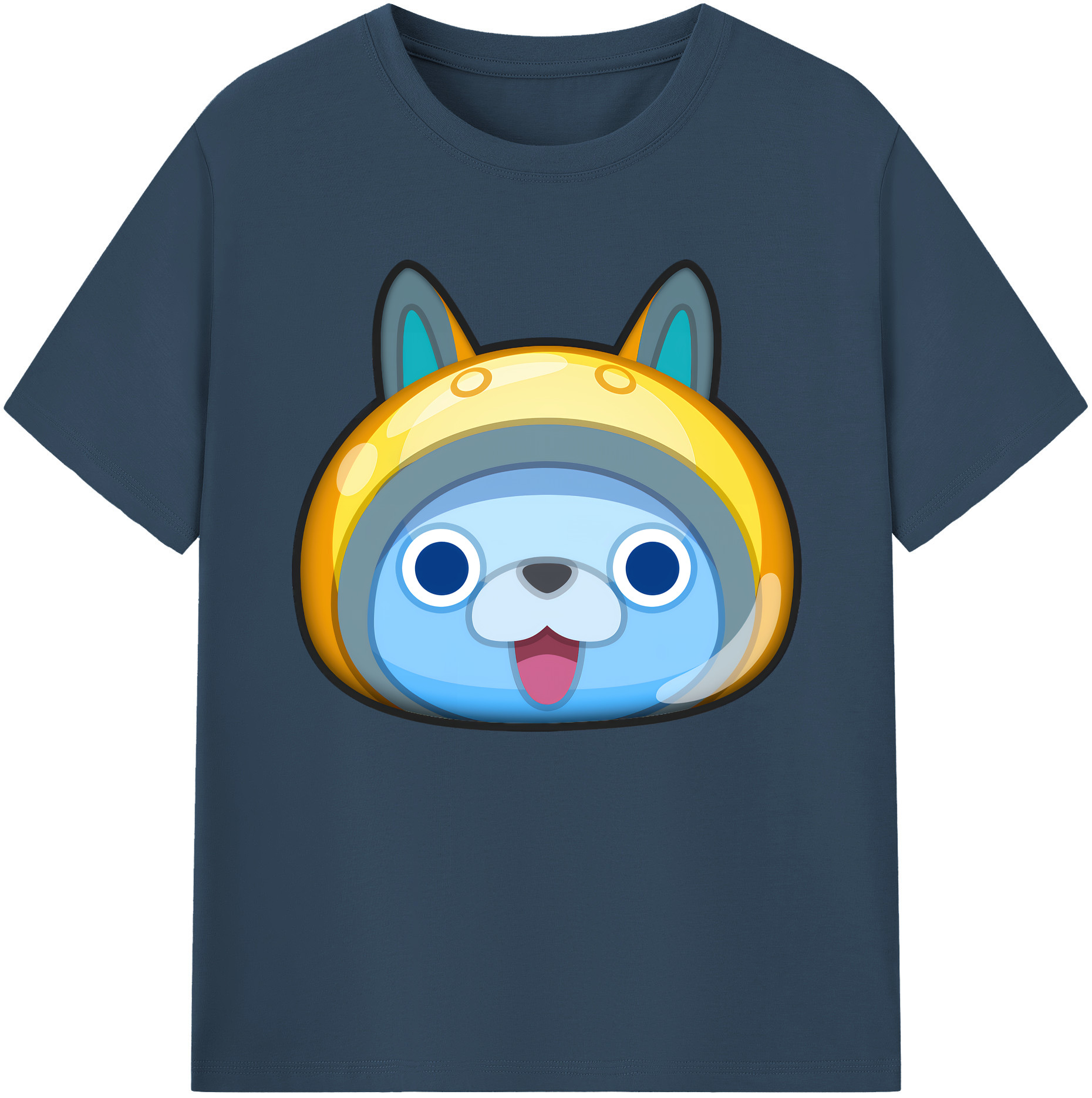 （画像用） 妖怪ウォッチ Yo-kai Watch 綿100％ メンズ半袖Tシャツ｜肌触りやわらか＆通気性