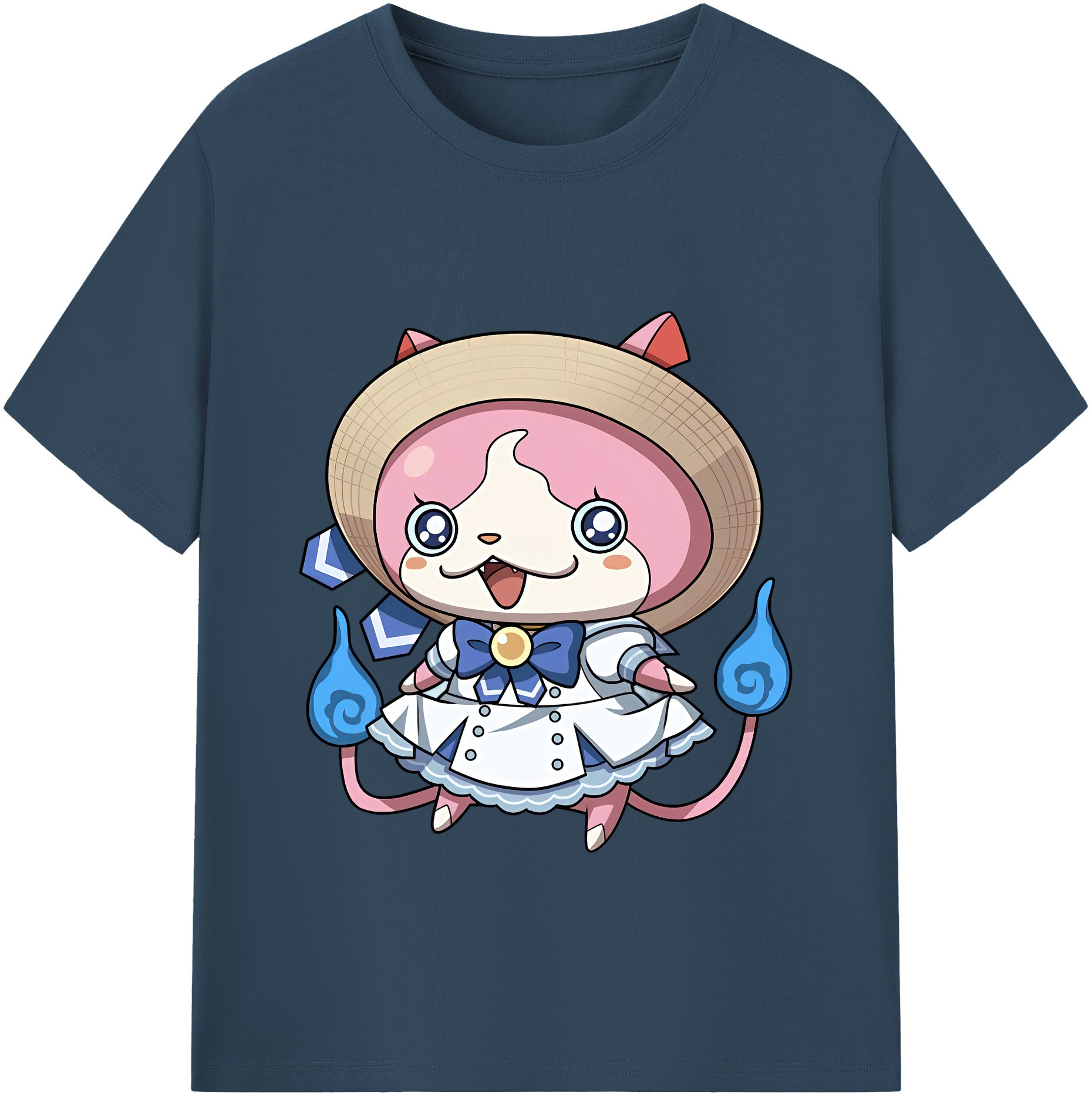 （画像用） 妖怪ウォッチ Yo-kai Watch 綿100％ メンズ半袖Tシャツ｜肌触りやわらか＆通気性