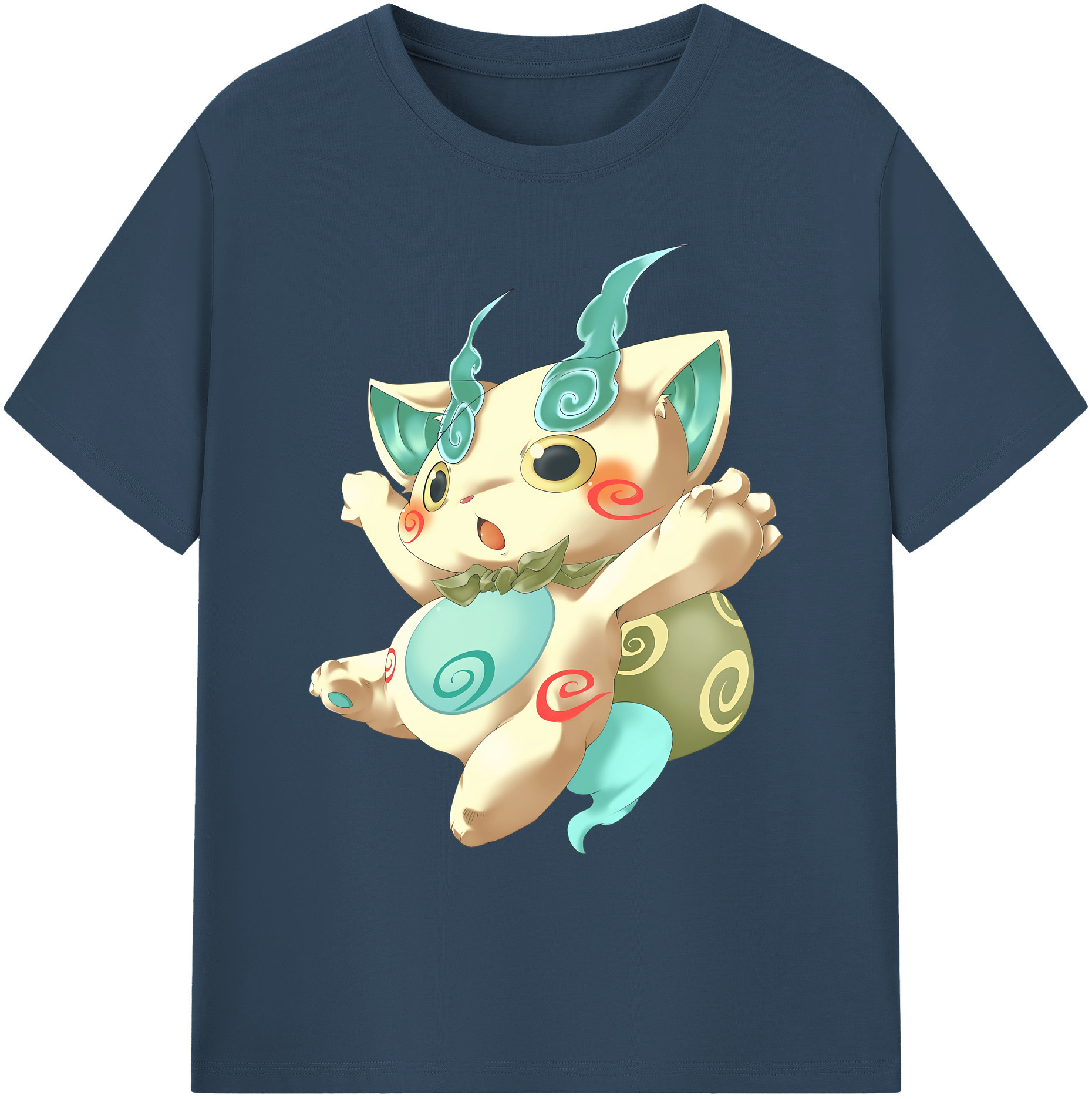（画像用） 妖怪ウォッチ Yo-kai Watch 綿100％ メンズ半袖Tシャツ｜肌触りやわらか＆通気性