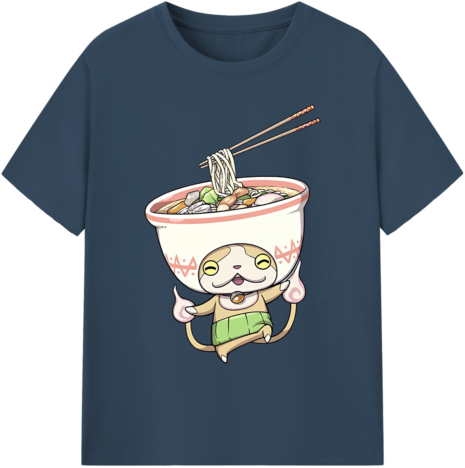 （画像用） 妖怪ウォッチ Yo-kai Watch 綿100％ メンズ半袖Tシャツ｜肌触りやわらか＆通気性