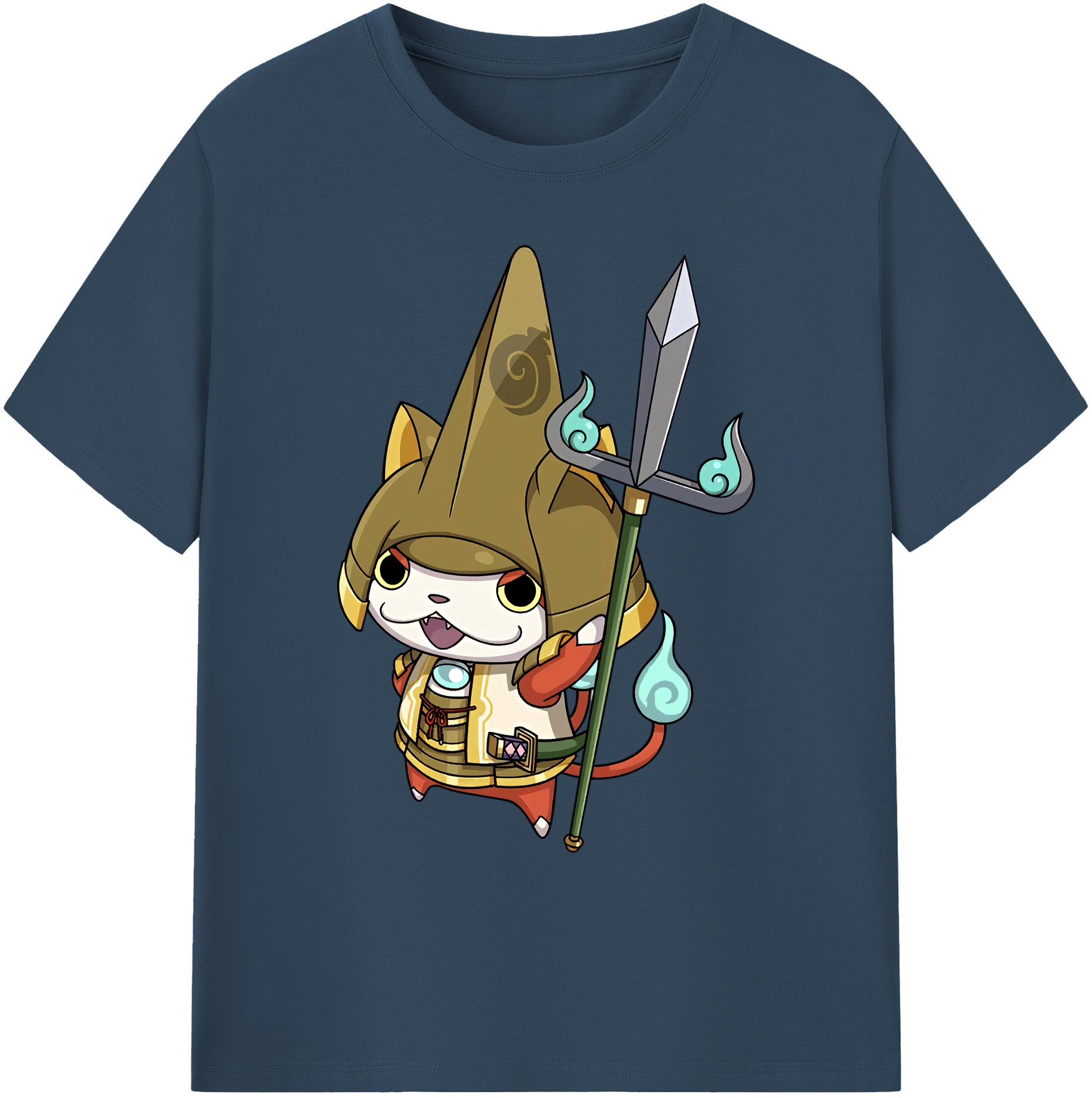 （画像用） 妖怪ウォッチ Yo-kai Watch 綿100％ メンズ半袖Tシャツ｜肌触りやわらか＆通気性