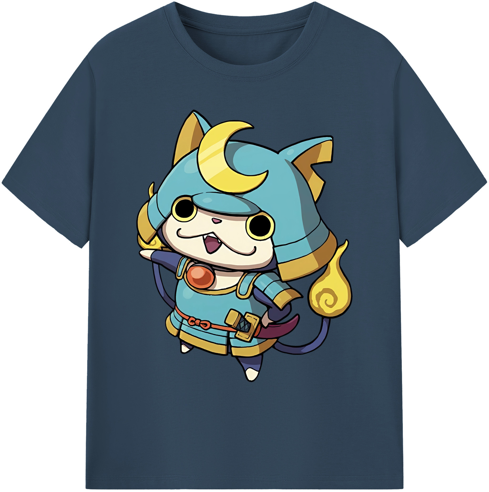 （画像用） 妖怪ウォッチ Yo-kai Watch 綿100％ メンズ半袖Tシャツ｜肌触りやわらか＆通気性