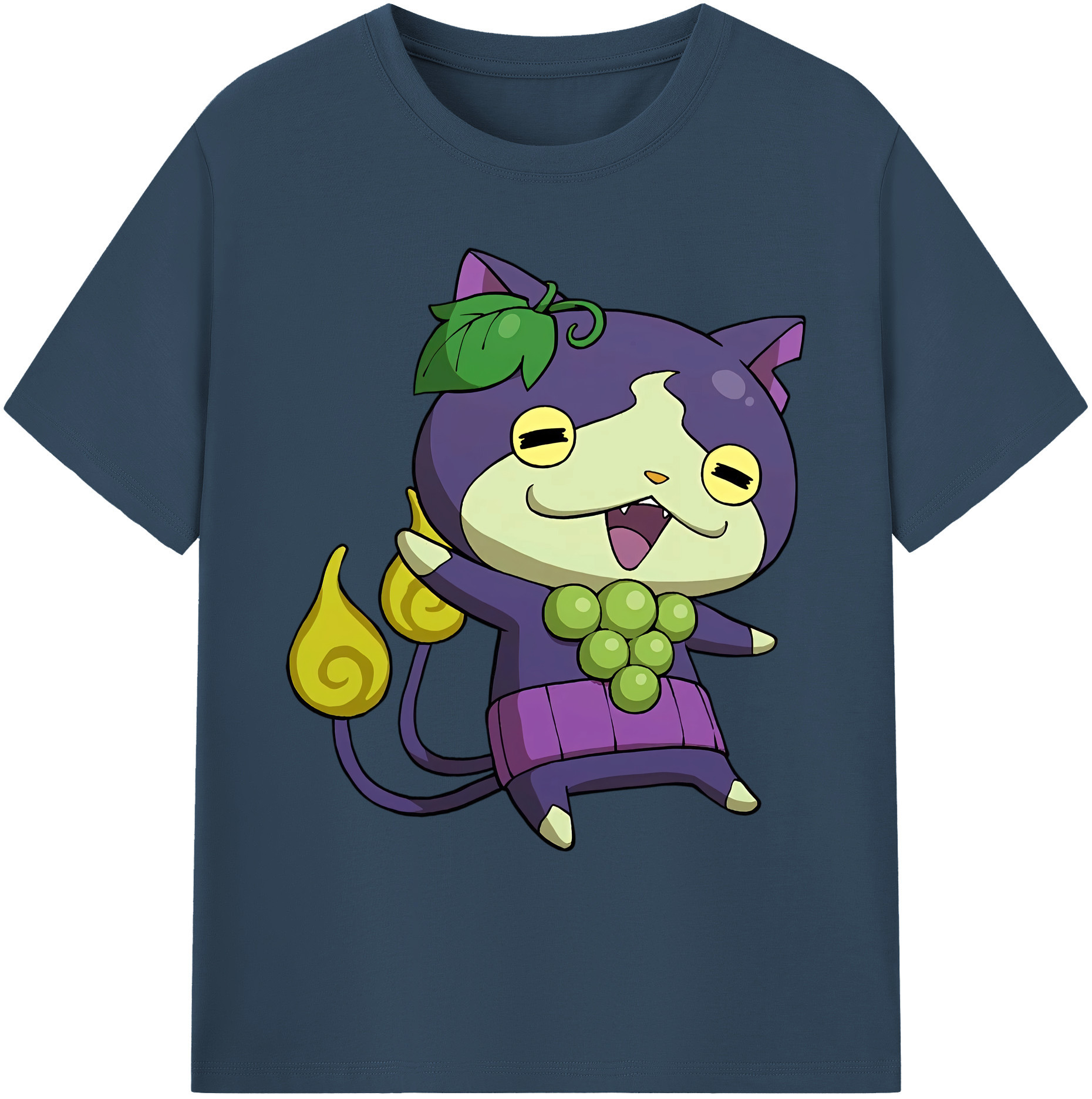 （画像用） 妖怪ウォッチ Yo-kai Watch 綿100％ メンズ半袖Tシャツ｜肌触りやわらか＆通気性