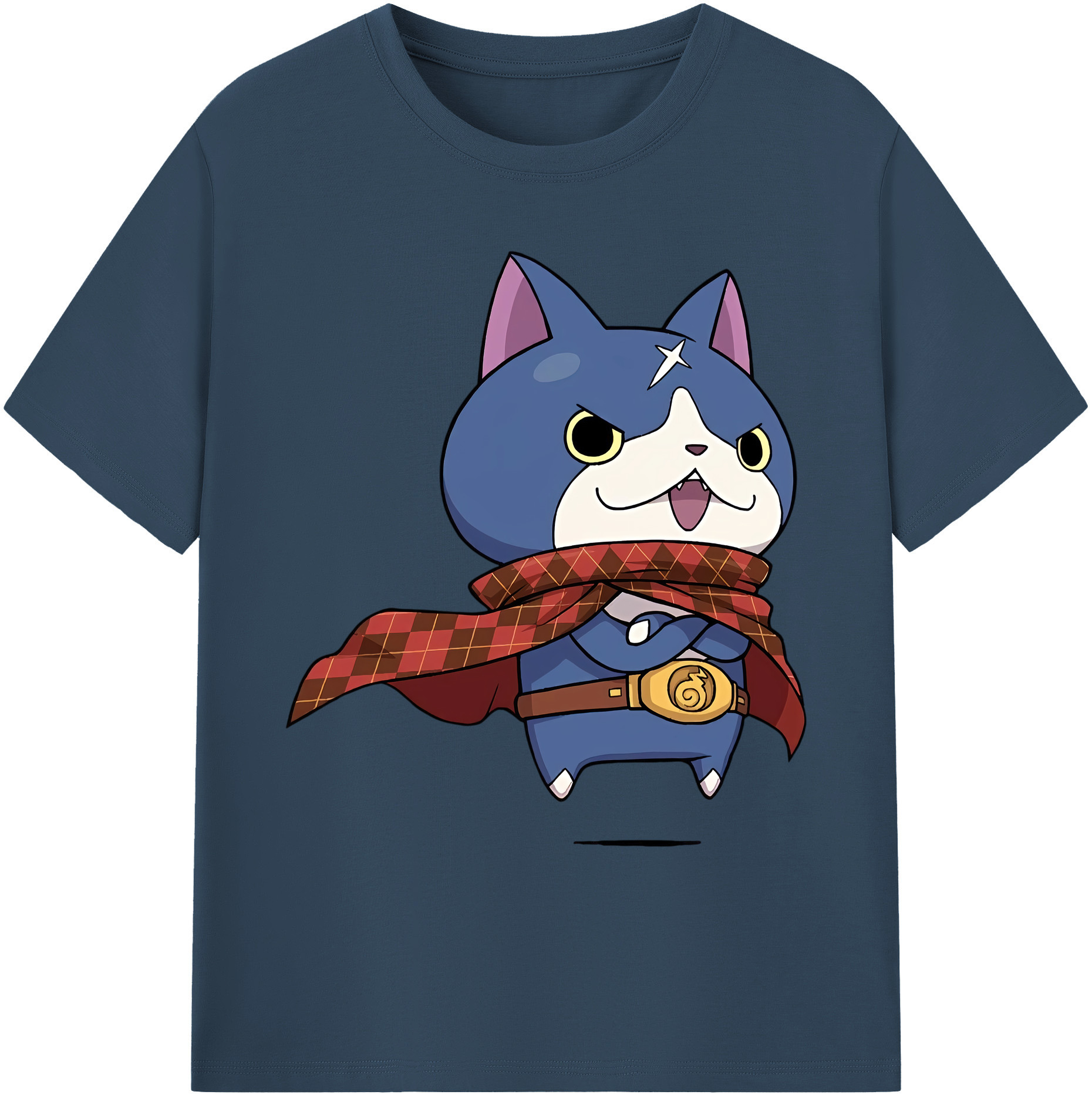 （画像用） 妖怪ウォッチ Yo-kai Watch 綿100％ メンズ半袖Tシャツ｜肌触りやわらか＆通気性