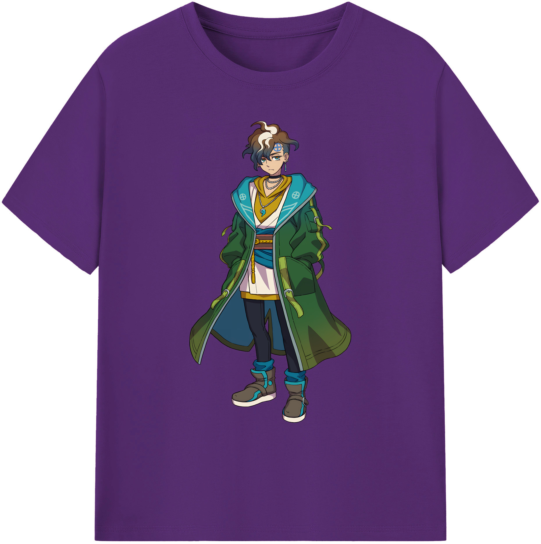 （画像用） 妖怪ウォッチ Yo-kai Watch 綿100％ メンズ半袖Tシャツ｜肌触りやわらか＆通気性