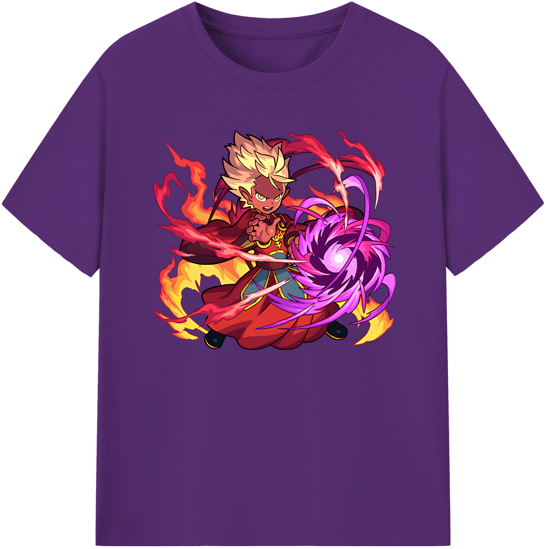 （画像用） 妖怪ウォッチ Yo-kai Watch 綿100％ メンズ半袖Tシャツ｜肌触りやわらか＆通気性
