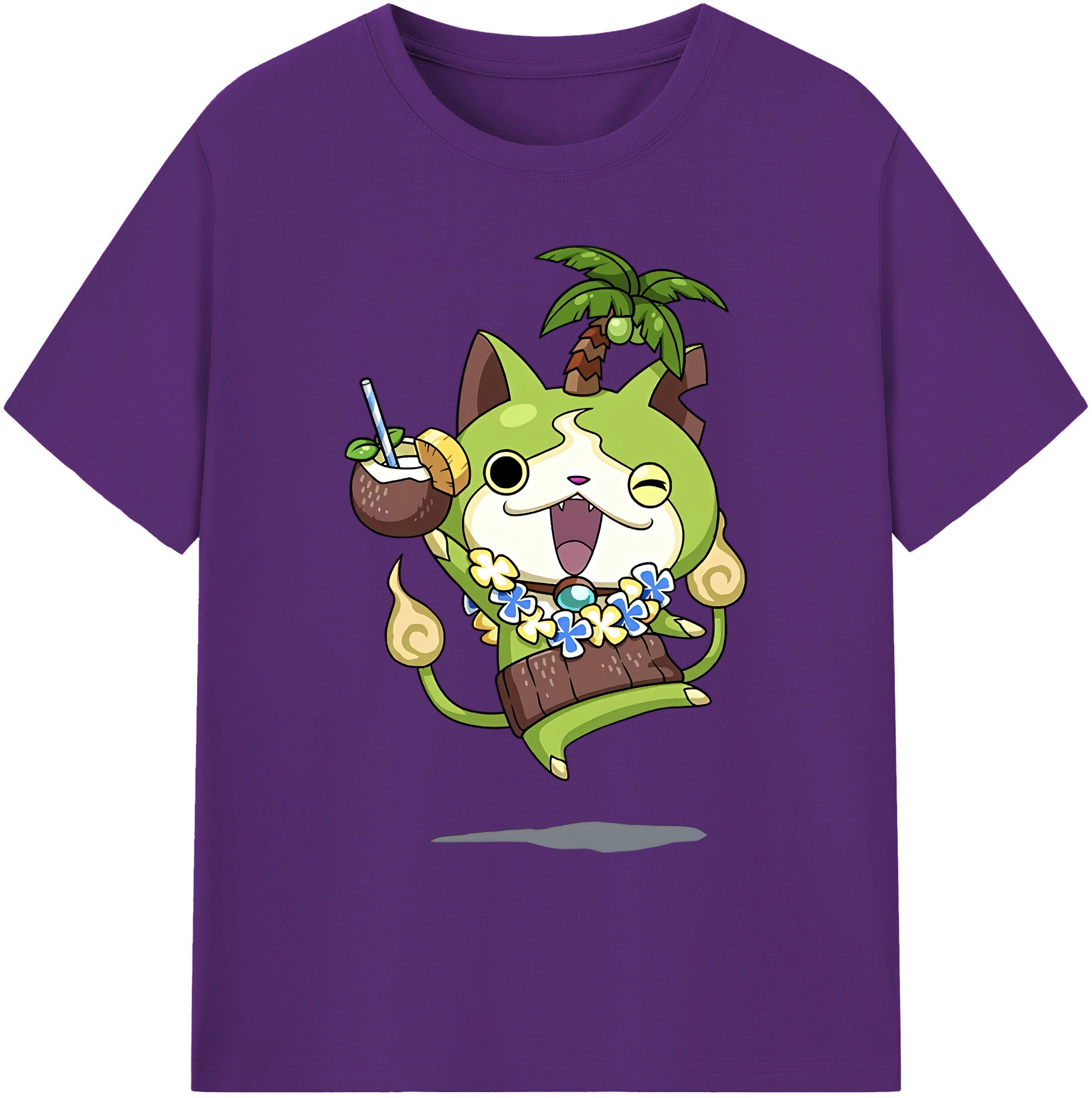 （画像用） 妖怪ウォッチ Yo-kai Watch 綿100％ メンズ半袖Tシャツ｜肌触りやわらか＆通気性