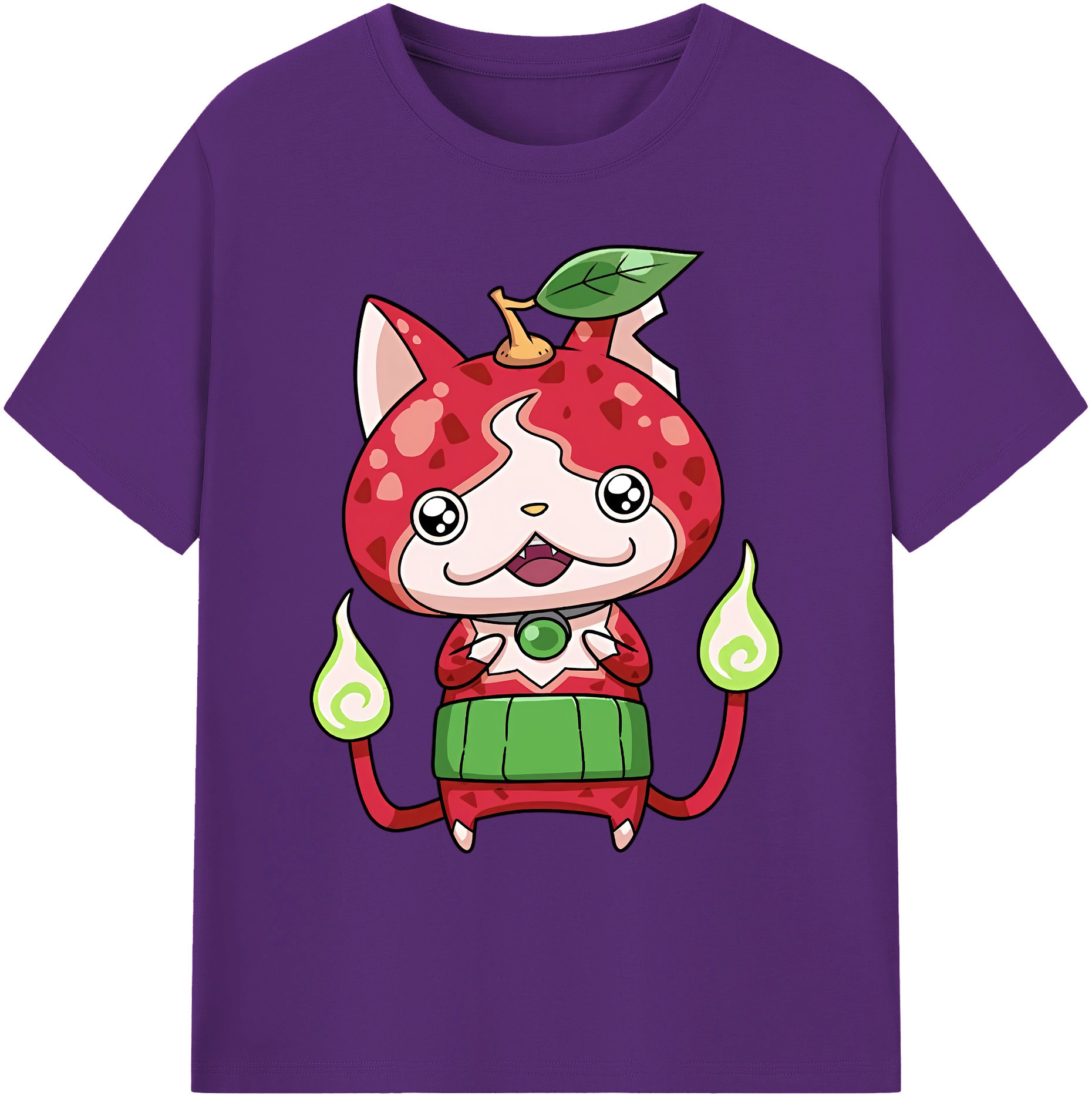 （画像用） 妖怪ウォッチ Yo-kai Watch 綿100％ メンズ半袖Tシャツ｜肌触りやわらか＆通気性