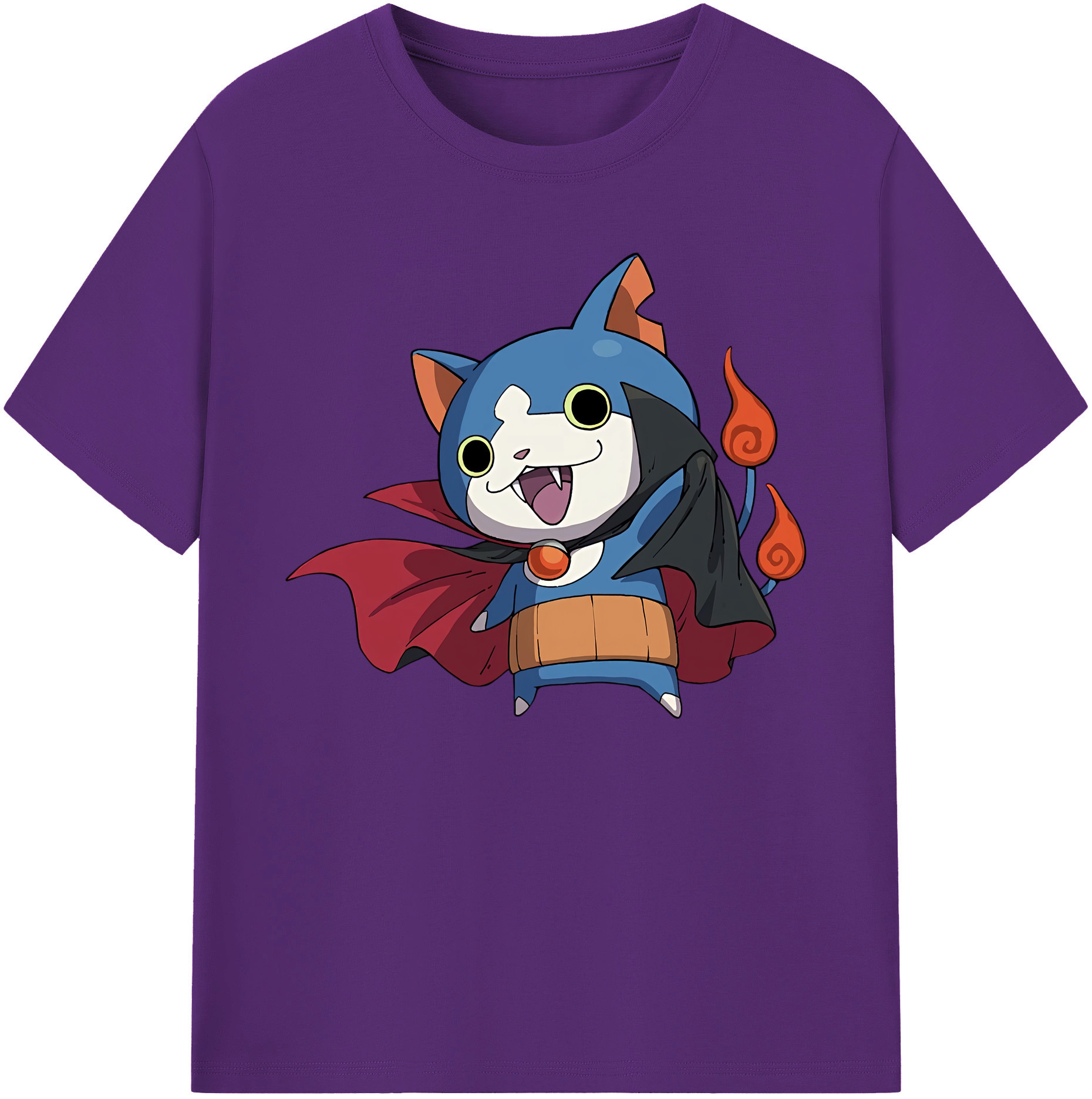 （画像用） 妖怪ウォッチ Yo-kai Watch 綿100％ メンズ半袖Tシャツ｜肌触りやわらか＆通気性