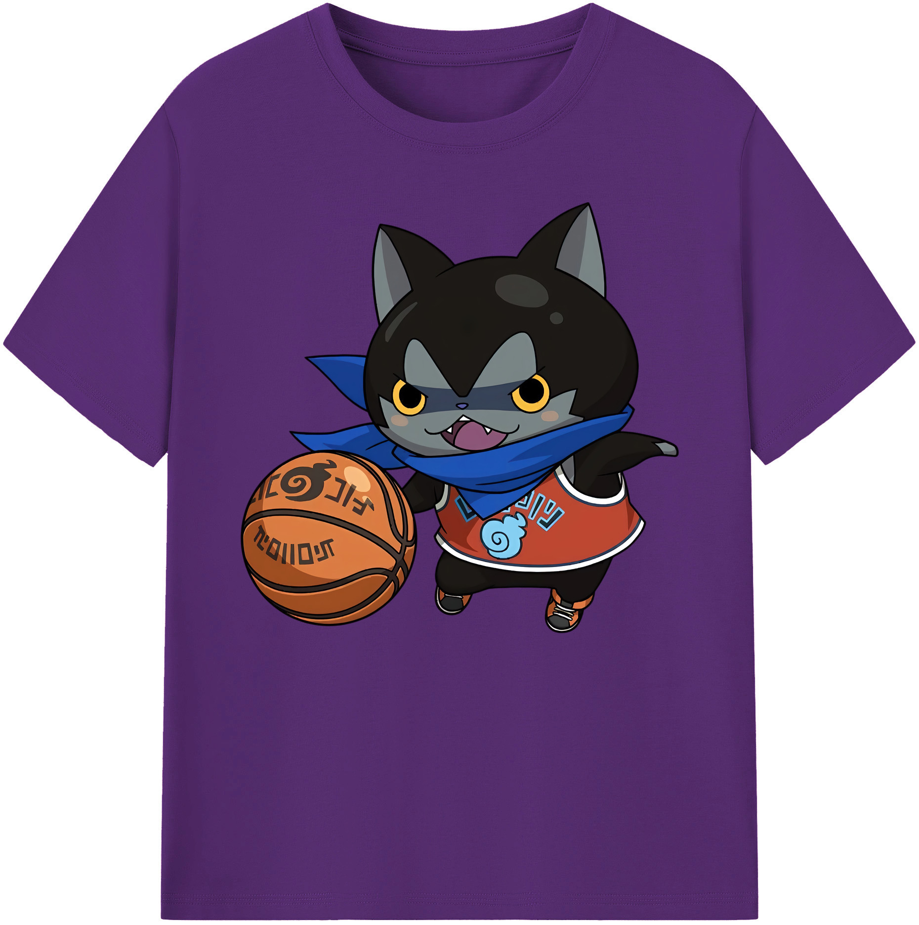 （画像用） 妖怪ウォッチ Yo-kai Watch 綿100％ メンズ半袖Tシャツ｜肌触りやわらか＆通気性