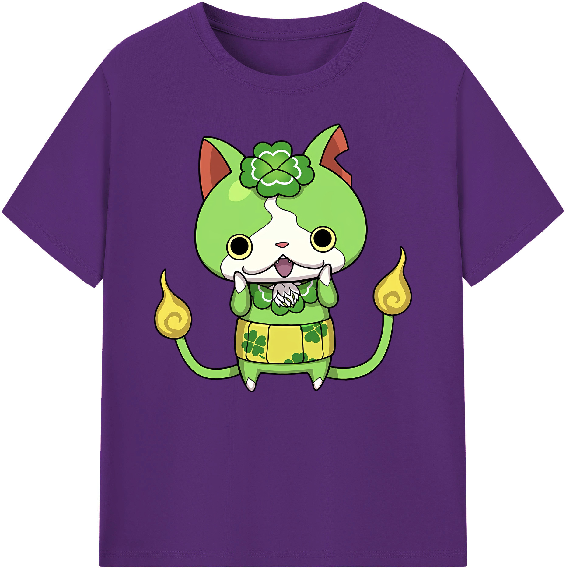 （画像用） 妖怪ウォッチ Yo-kai Watch 綿100％ メンズ半袖Tシャツ｜肌触りやわらか＆通気性