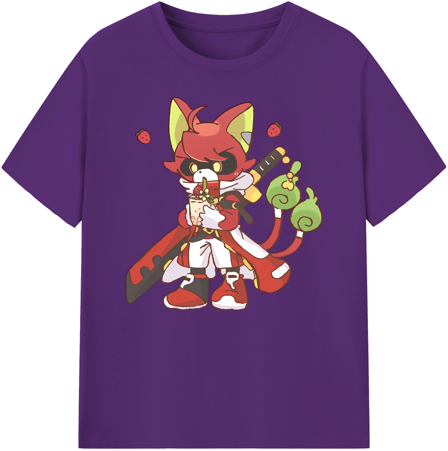 （画像用） 妖怪ウォッチ Yo-kai Watch 綿100％ メンズ半袖Tシャツ｜肌触りやわらか＆通気性