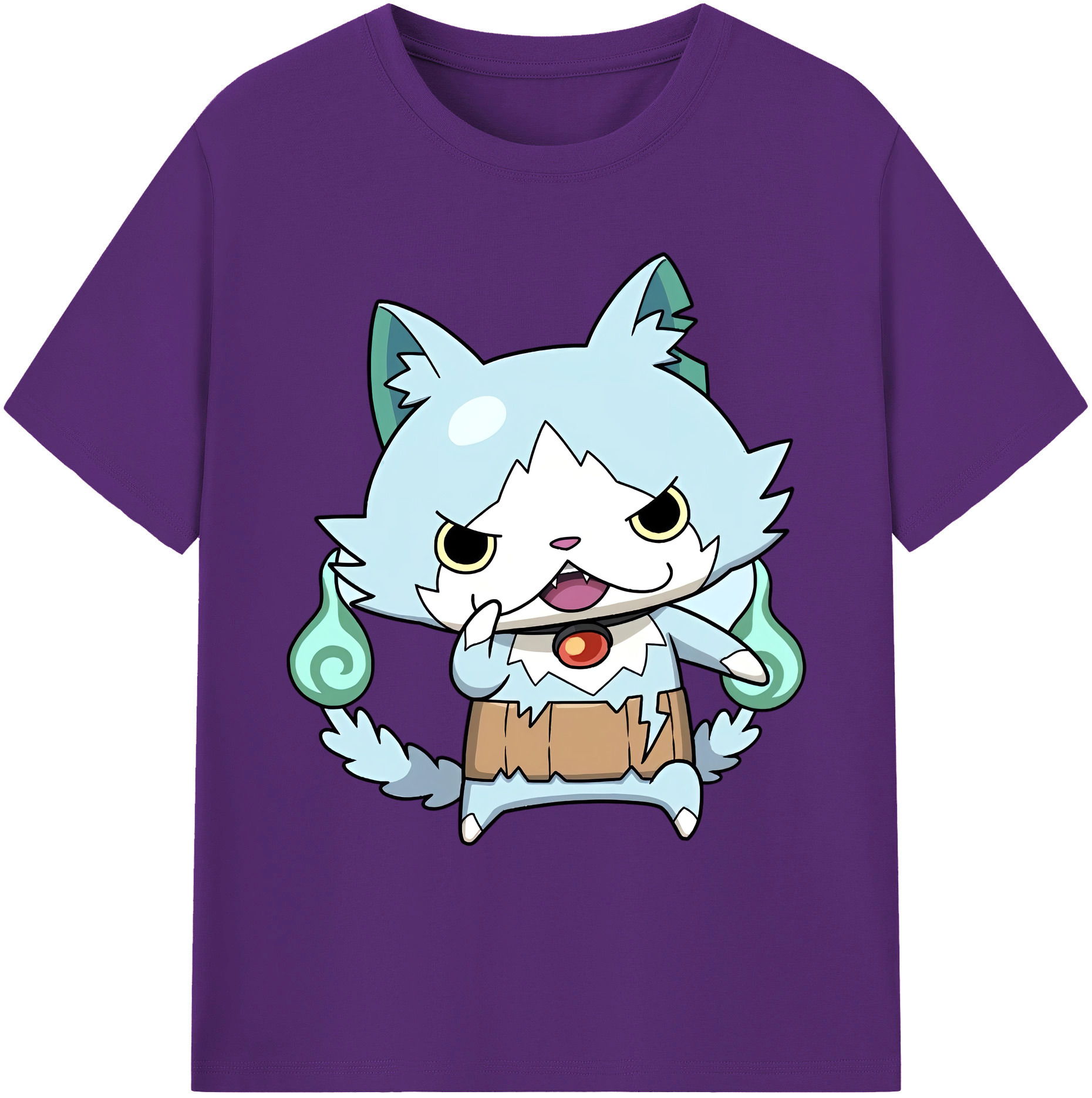 （画像用） 妖怪ウォッチ Yo-kai Watch 綿100％ メンズ半袖Tシャツ｜肌触りやわらか＆通気性