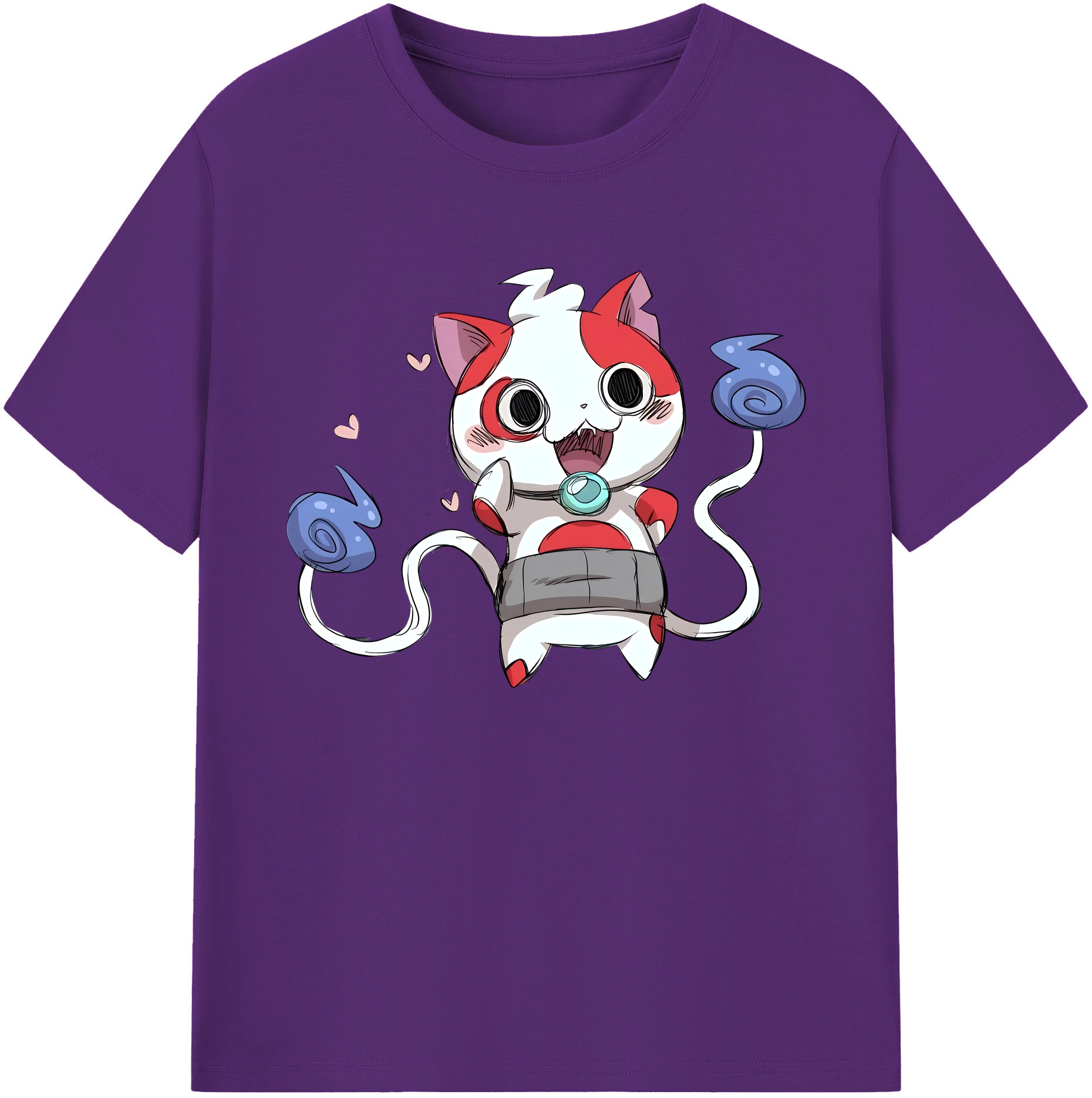 （画像用） 妖怪ウォッチ Yo-kai Watch 綿100％ メンズ半袖Tシャツ｜肌触りやわらか＆通気性