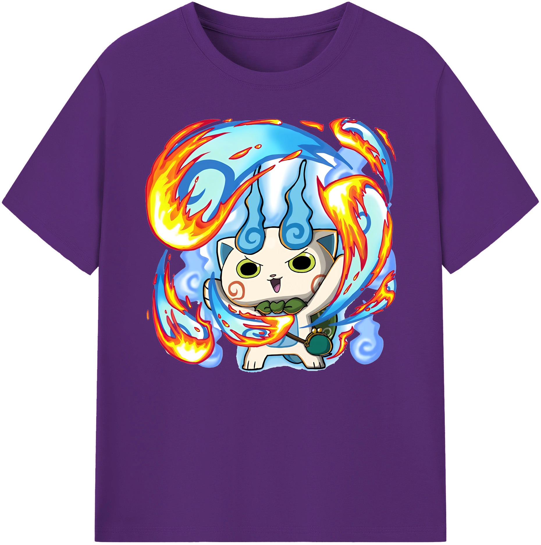 （画像用） 妖怪ウォッチ Yo-kai Watch 綿100％ メンズ半袖Tシャツ｜肌触りやわらか＆通気性
