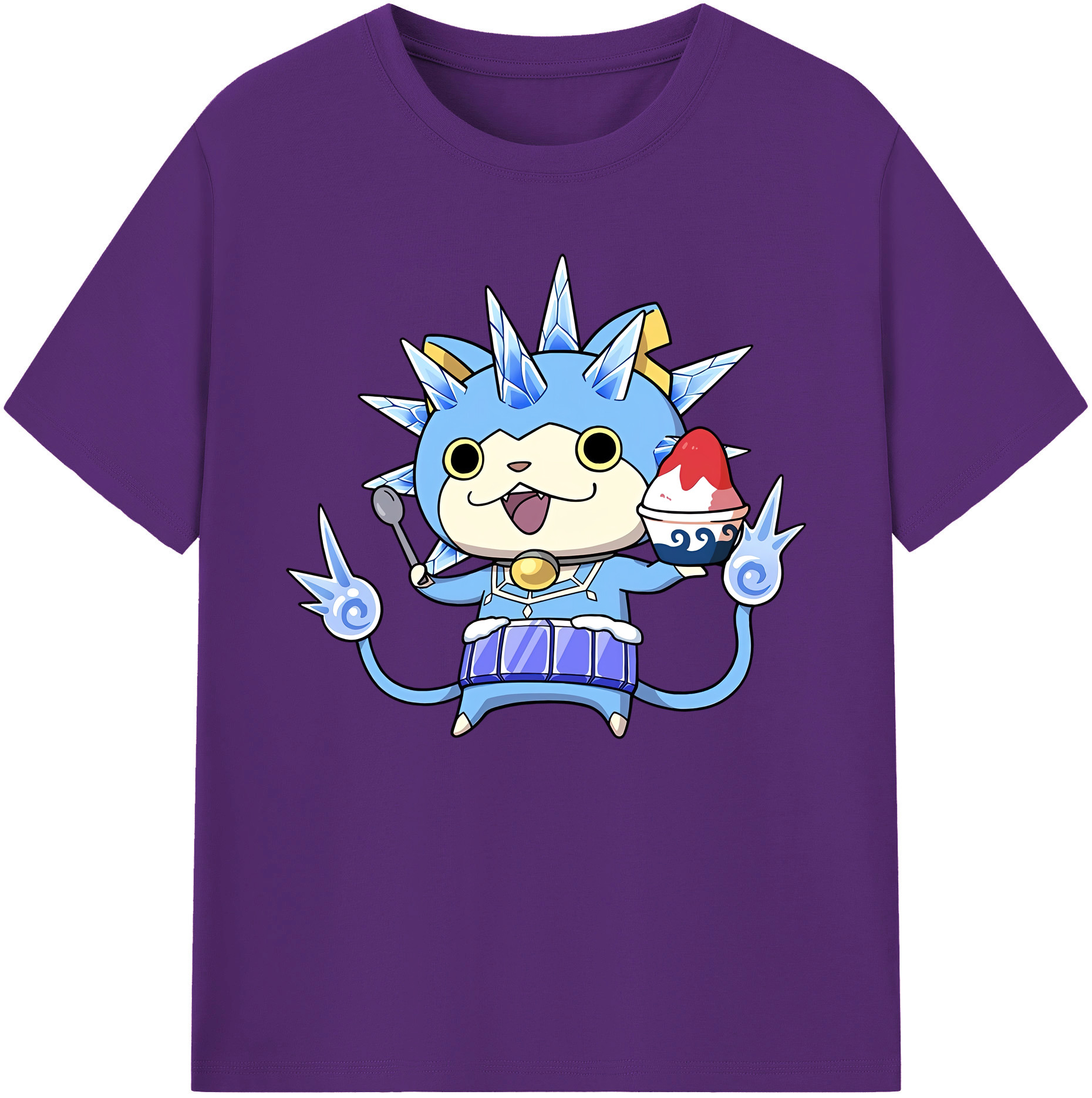 （画像用） 妖怪ウォッチ Yo-kai Watch 綿100％ メンズ半袖Tシャツ｜肌触りやわらか＆通気性