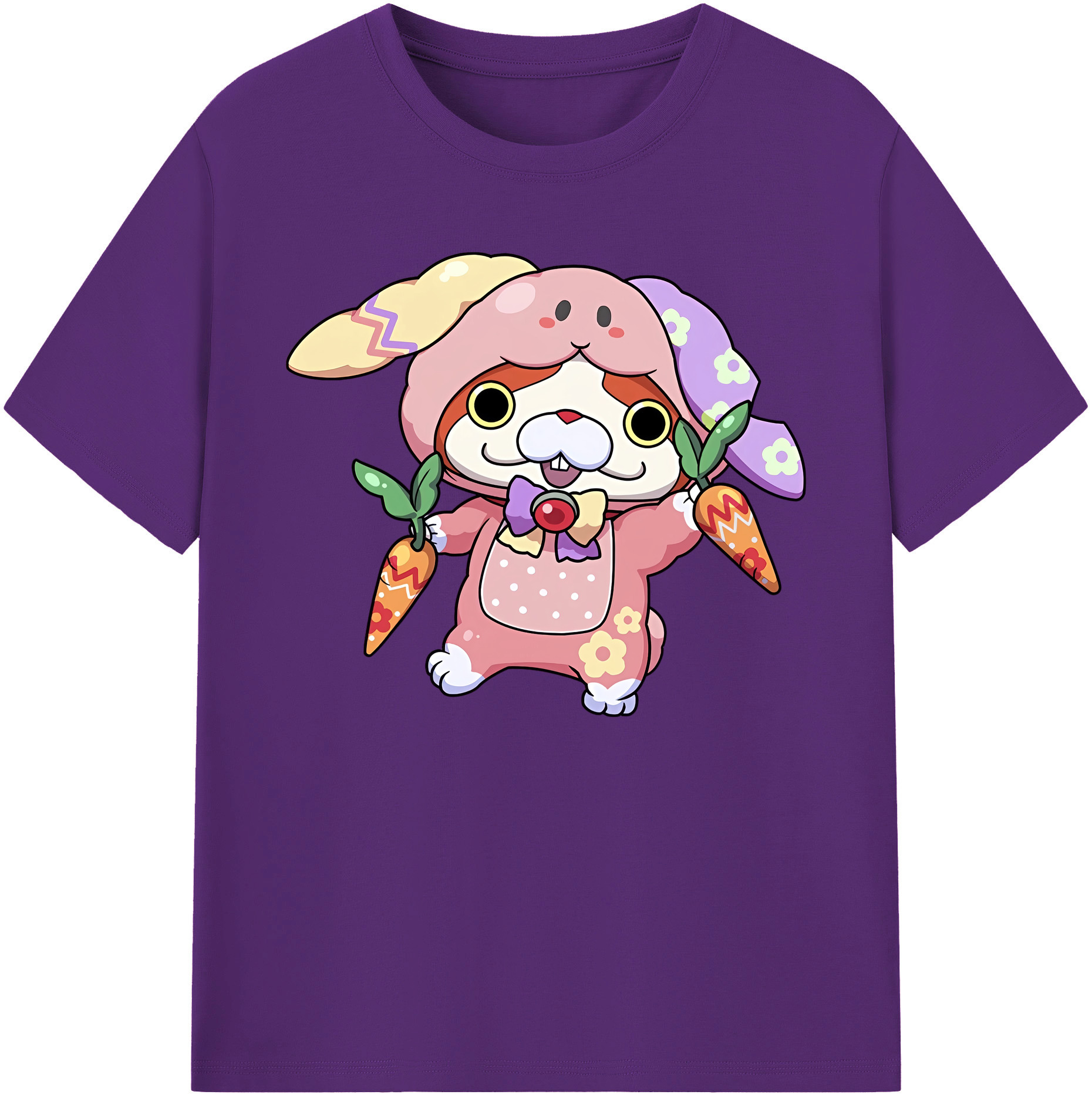 （画像用） 妖怪ウォッチ Yo-kai Watch 綿100％ メンズ半袖Tシャツ｜肌触りやわらか＆通気性