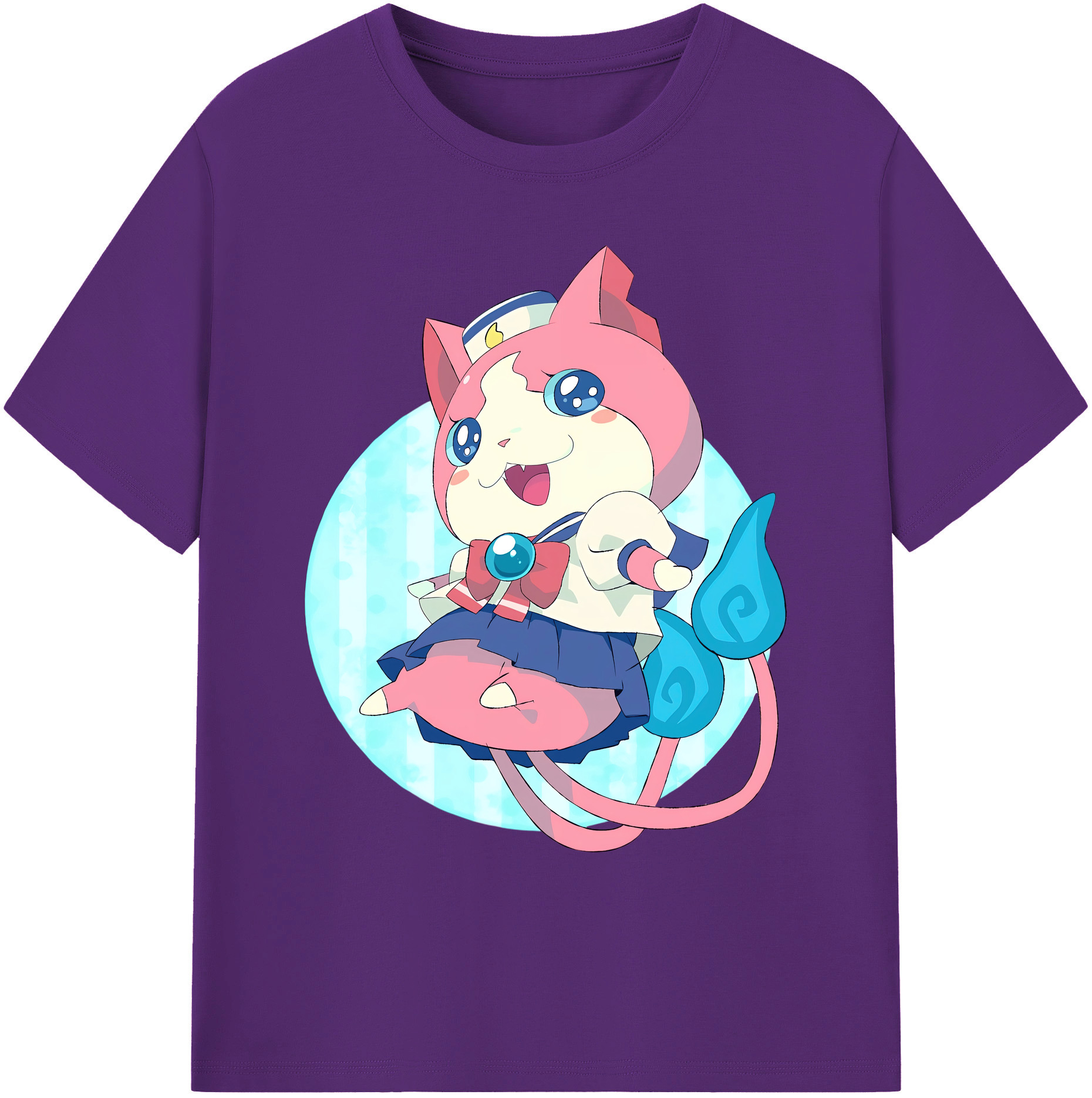 （画像用） 妖怪ウォッチ Yo-kai Watch 綿100％ メンズ半袖Tシャツ｜肌触りやわらか＆通気性