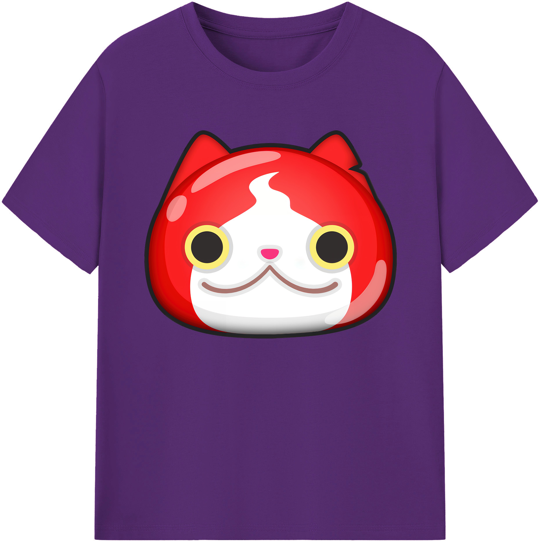 （画像用） 妖怪ウォッチ Yo-kai Watch 綿100％ メンズ半袖Tシャツ｜肌触りやわらか＆通気性