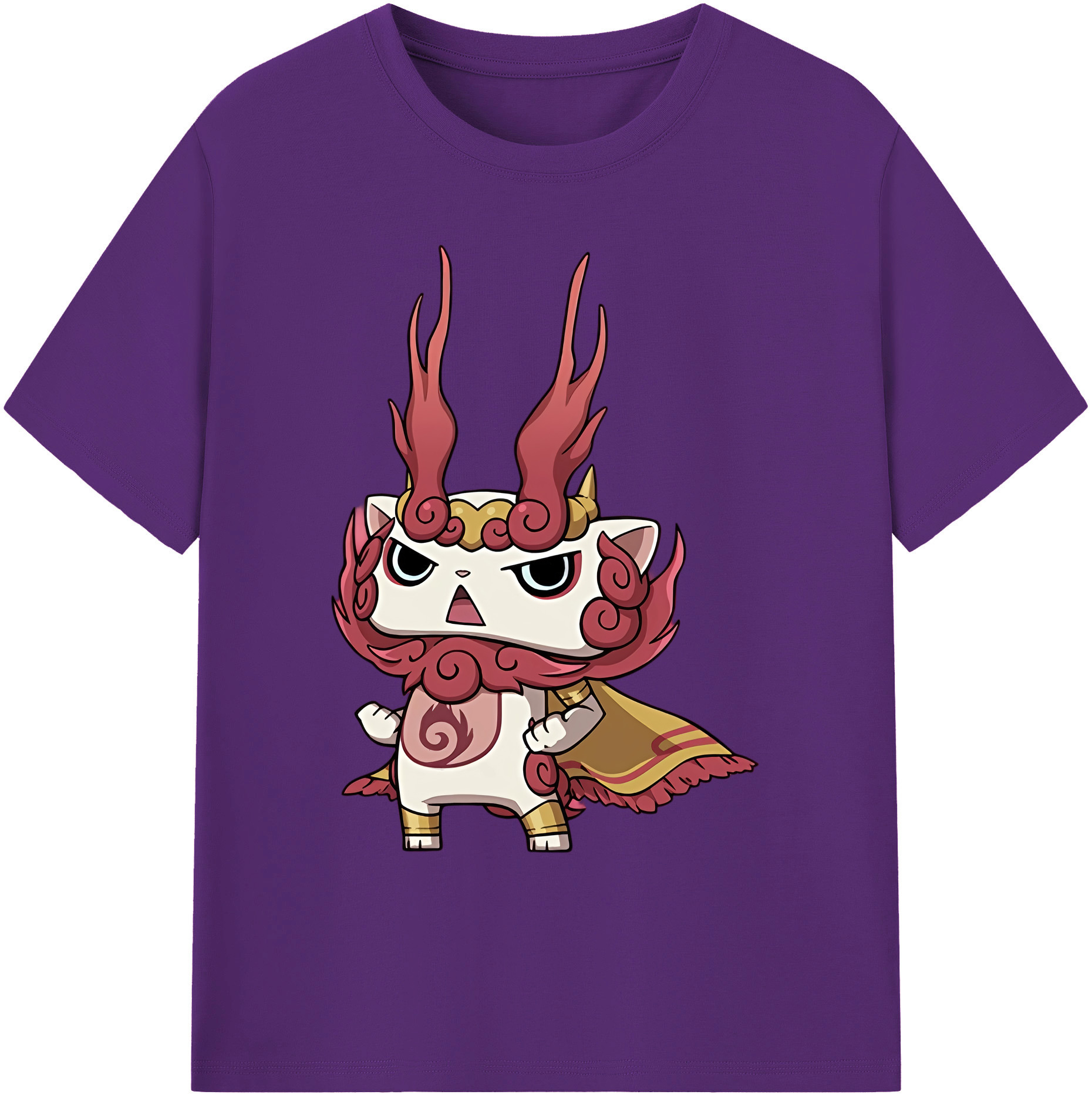 （画像用） 妖怪ウォッチ Yo-kai Watch 綿100％ メンズ半袖Tシャツ｜肌触りやわらか＆通気性