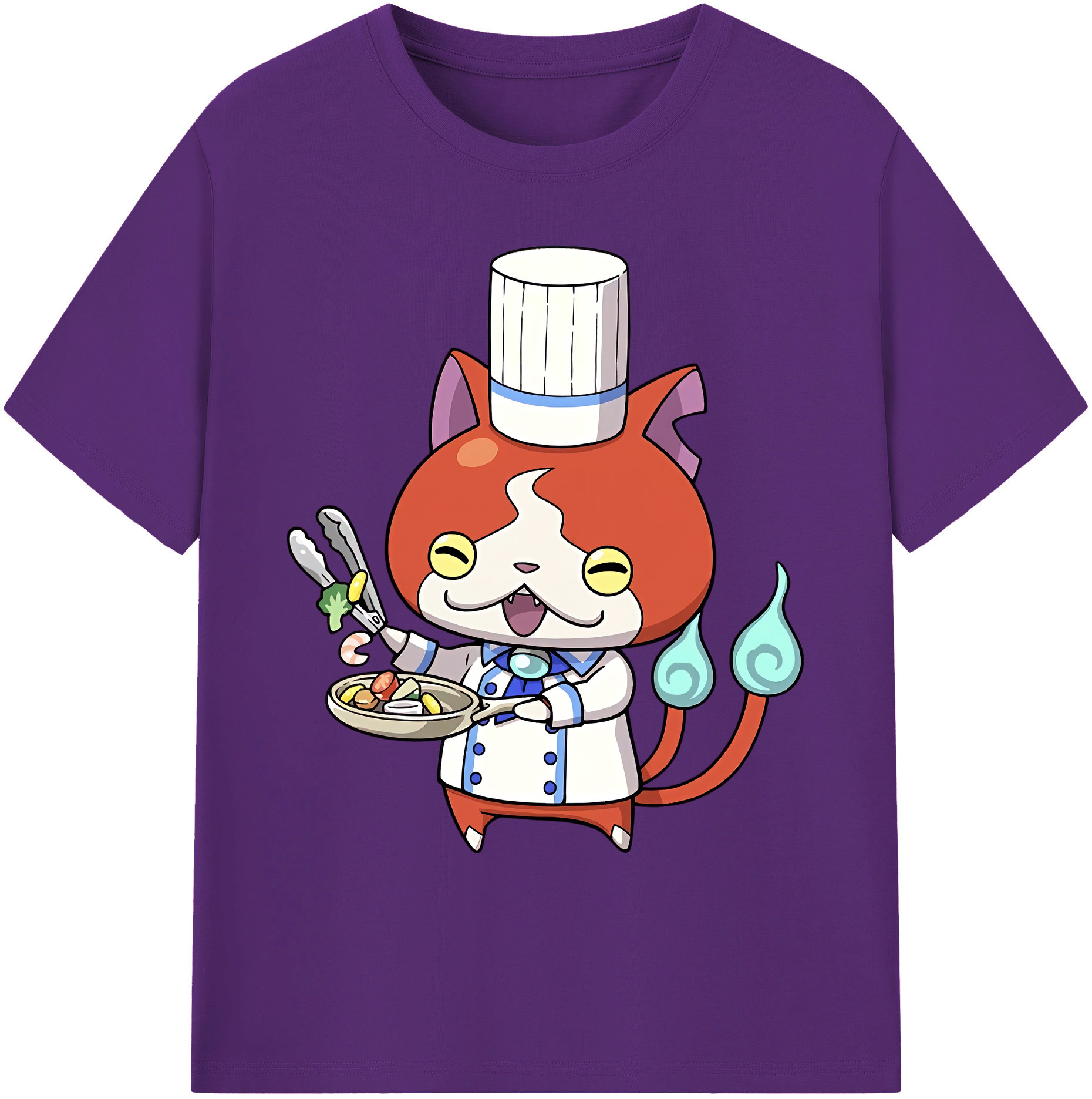 （画像用） 妖怪ウォッチ Yo-kai Watch 綿100％ メンズ半袖Tシャツ｜肌触りやわらか＆通気性