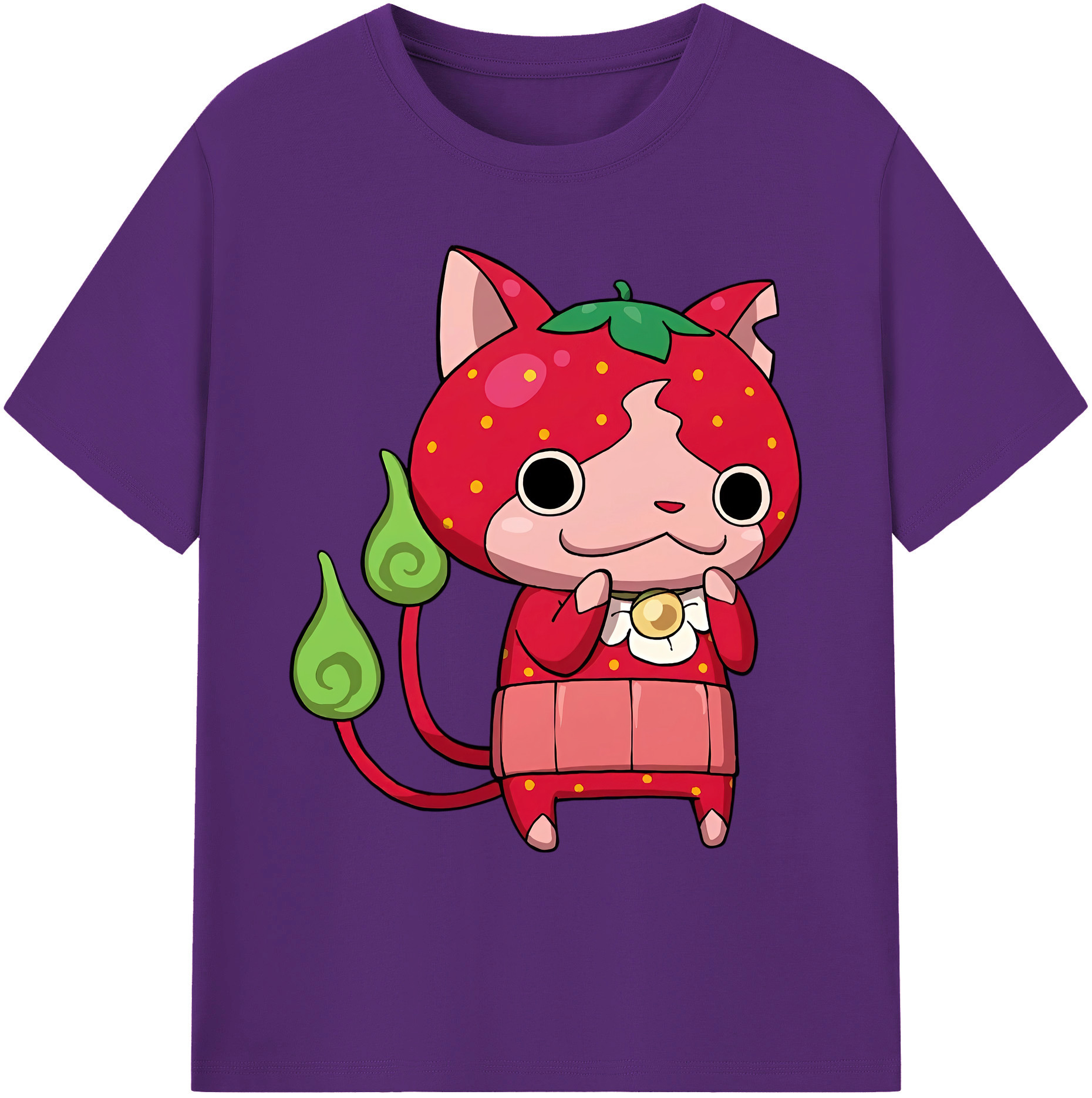（画像用） 妖怪ウォッチ Yo-kai Watch 綿100％ メンズ半袖Tシャツ｜肌触りやわらか＆通気性