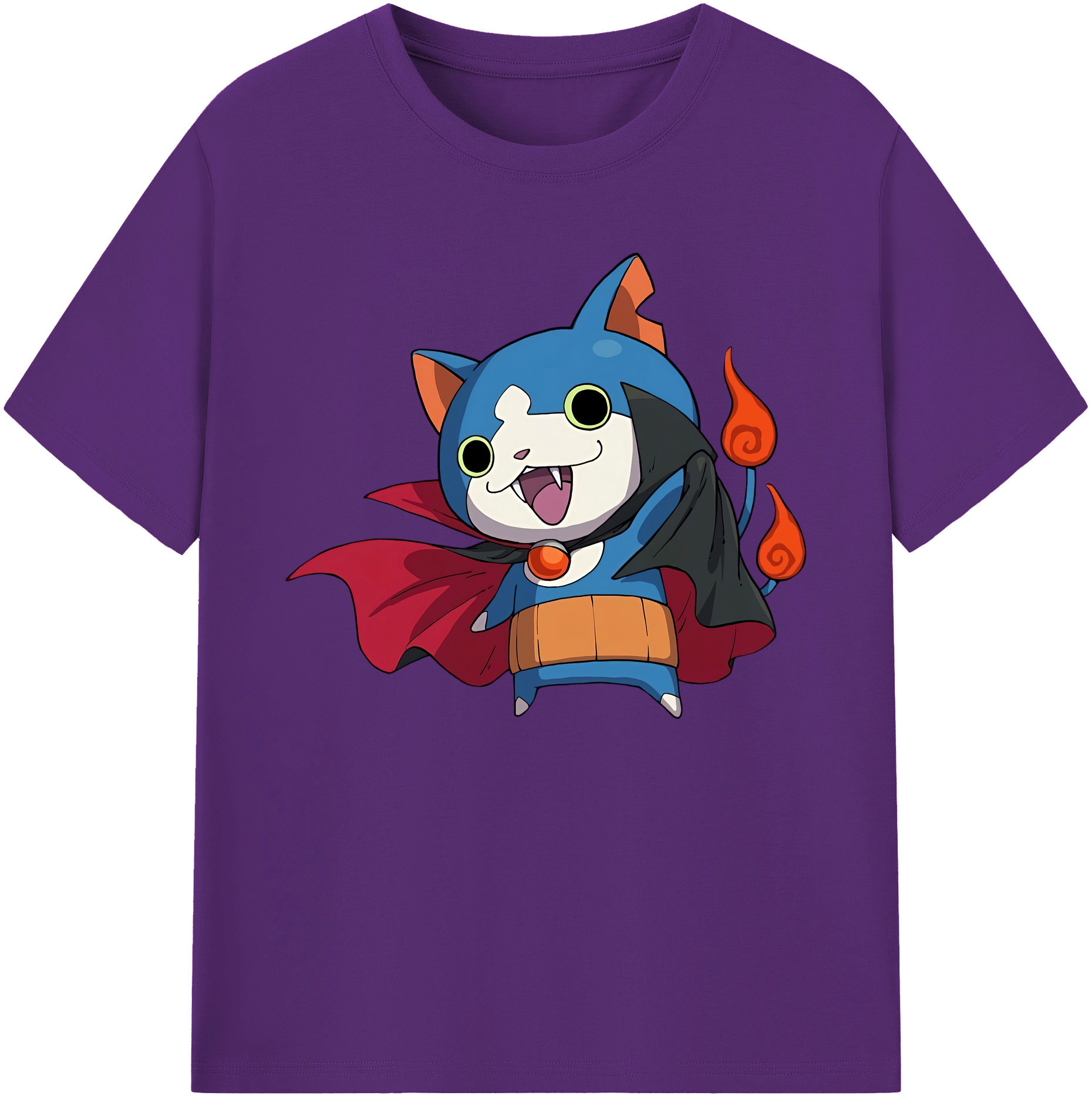 （画像用） 妖怪ウォッチ Yo-kai Watch 綿100％ メンズ半袖Tシャツ｜肌触りやわらか＆通気性