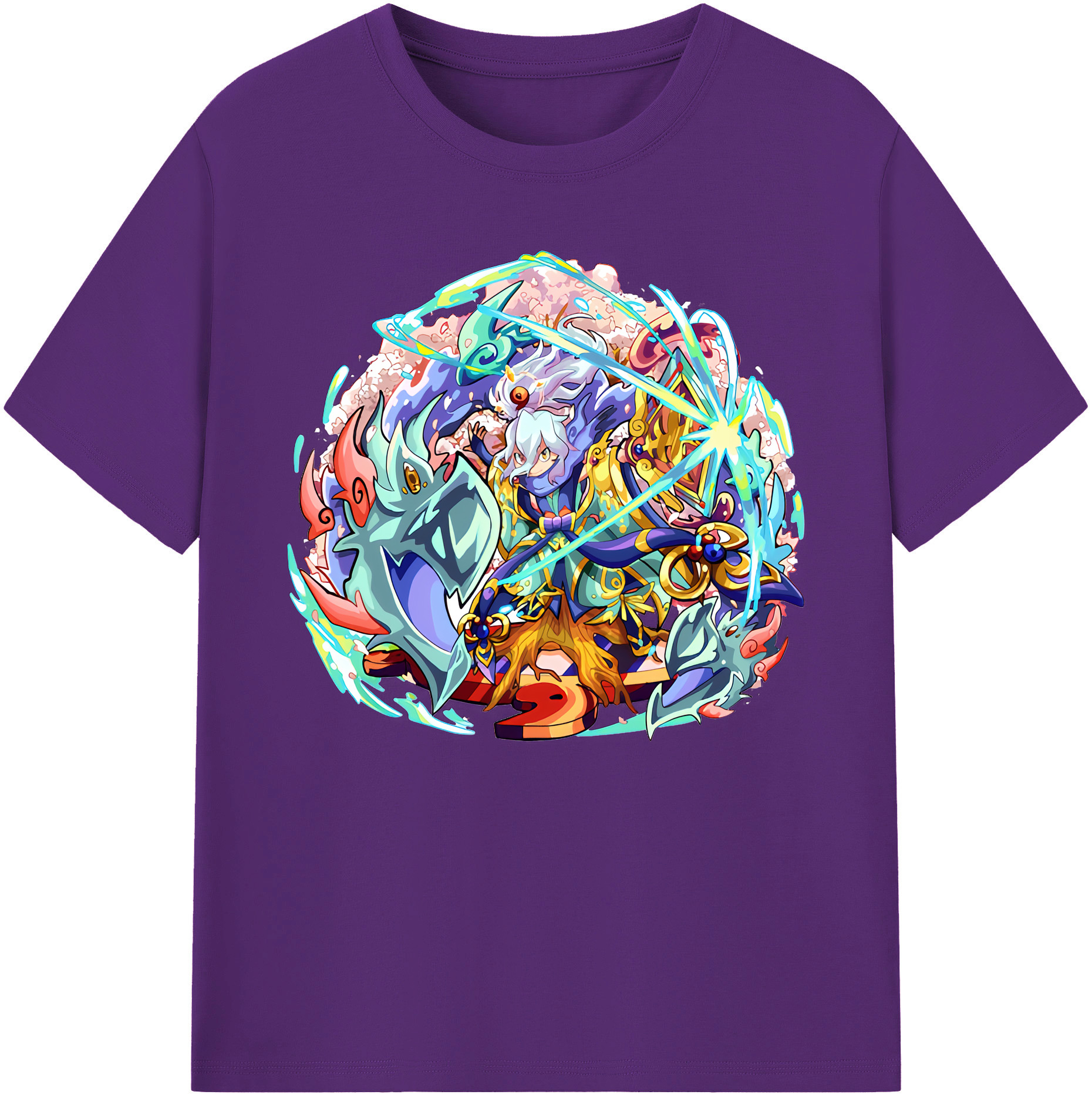 （画像用） 妖怪ウォッチ Yo-kai Watch 綿100％ メンズ半袖Tシャツ｜肌触りやわらか＆通気性