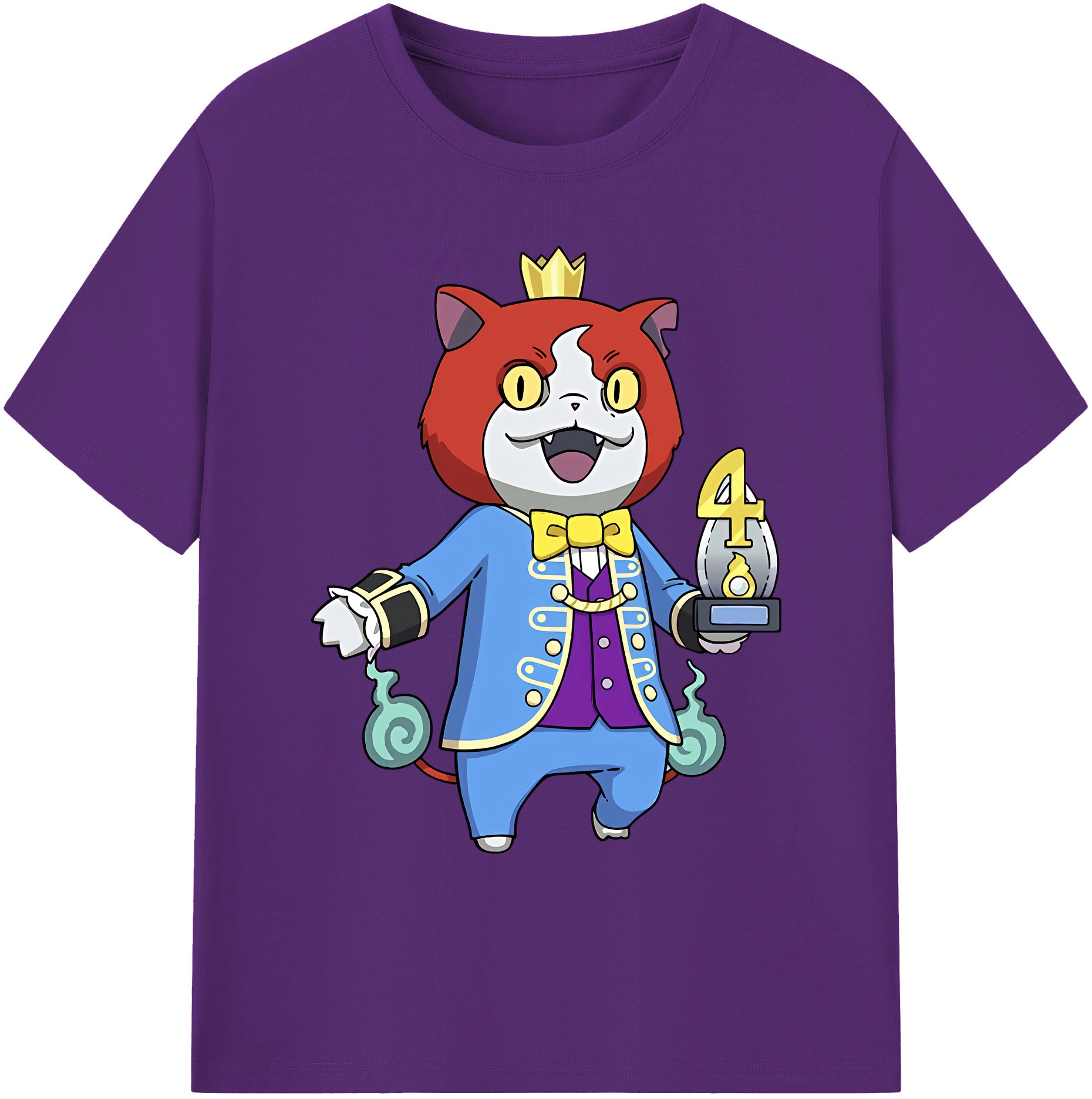 （画像用） 妖怪ウォッチ Yo-kai Watch 綿100％ メンズ半袖Tシャツ｜肌触りやわらか＆通気性
