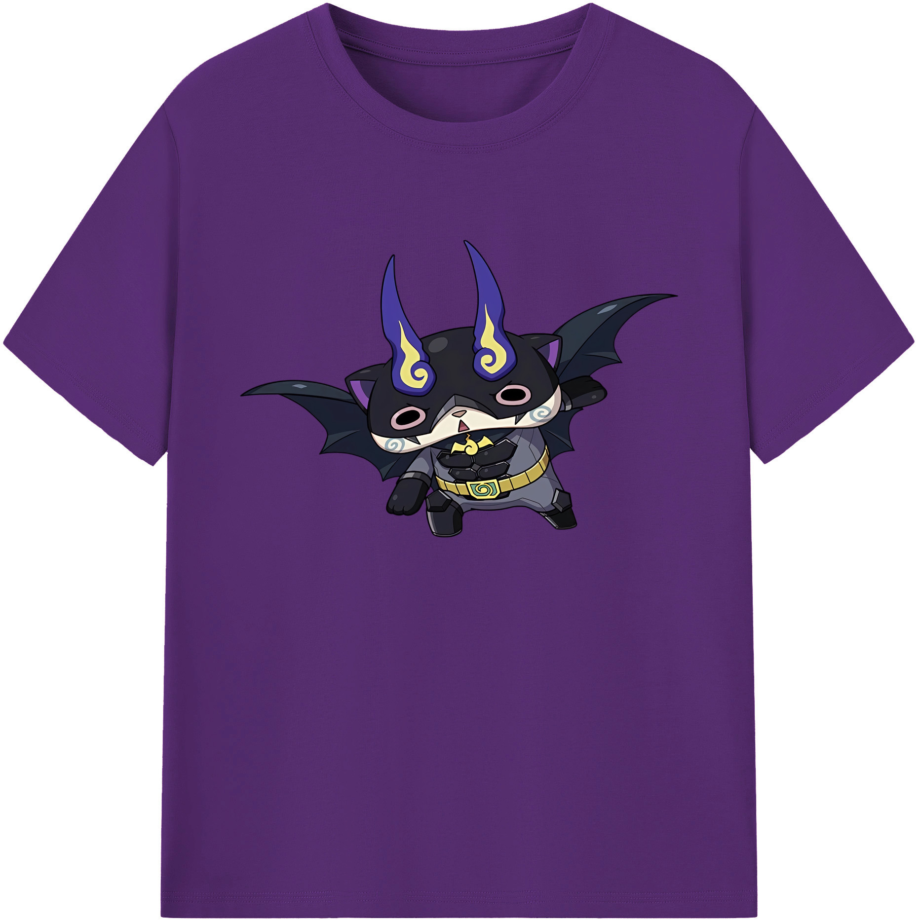 （画像用） 妖怪ウォッチ Yo-kai Watch 綿100％ メンズ半袖Tシャツ｜肌触りやわらか＆通気性