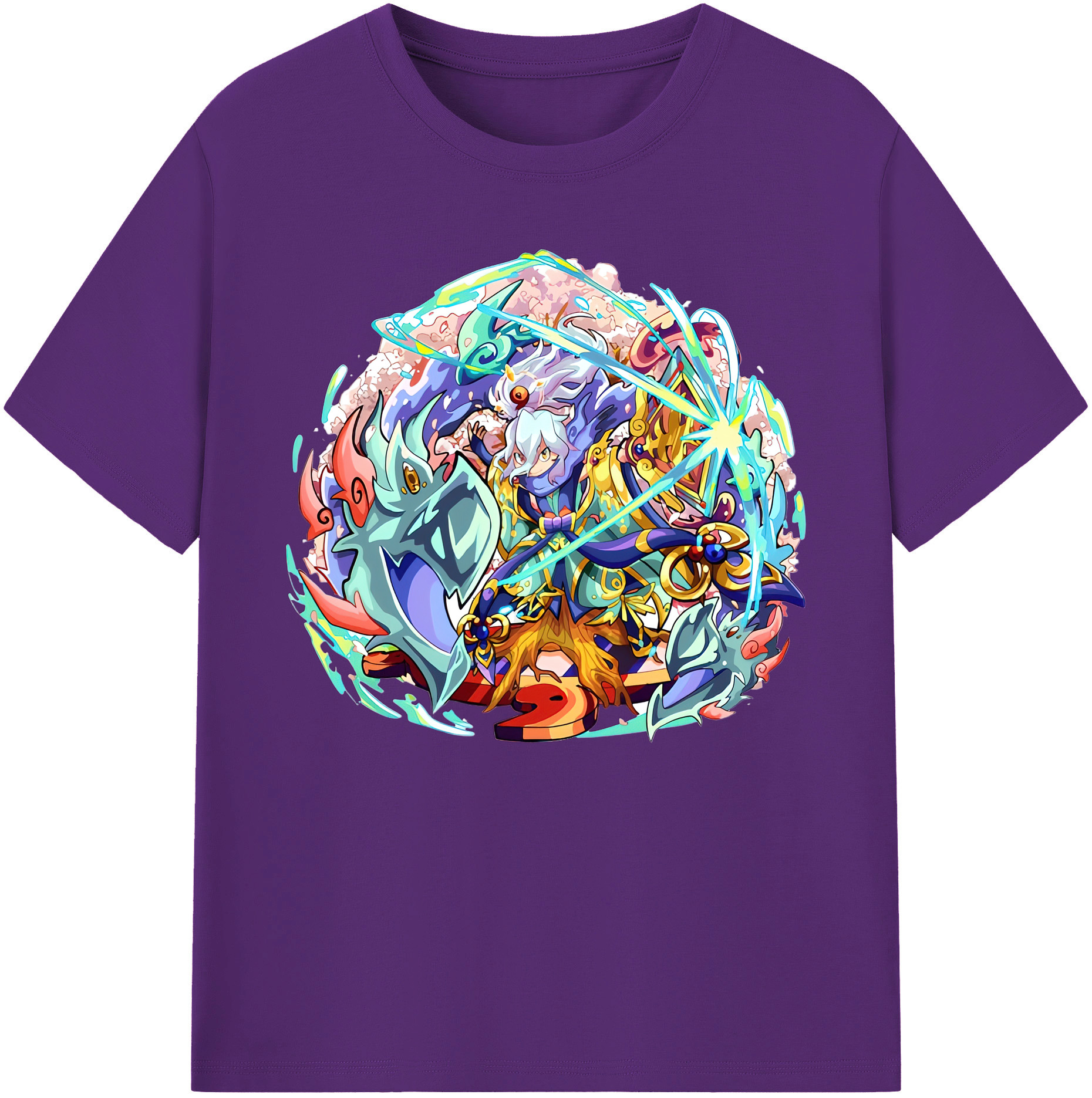 （画像用） 妖怪ウォッチ Yo-kai Watch 綿100％ メンズ半袖Tシャツ｜肌触りやわらか＆通気性