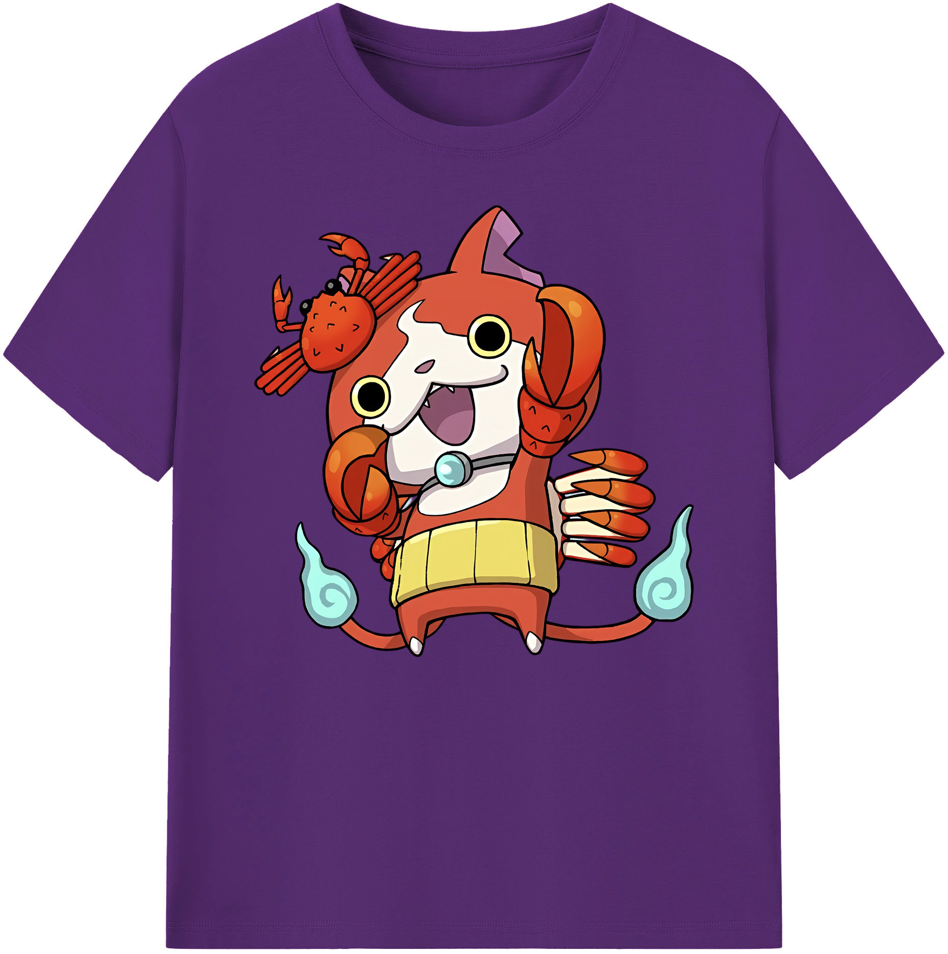 （画像用） 妖怪ウォッチ Yo-kai Watch 綿100％ メンズ半袖Tシャツ｜肌触りやわらか＆通気性