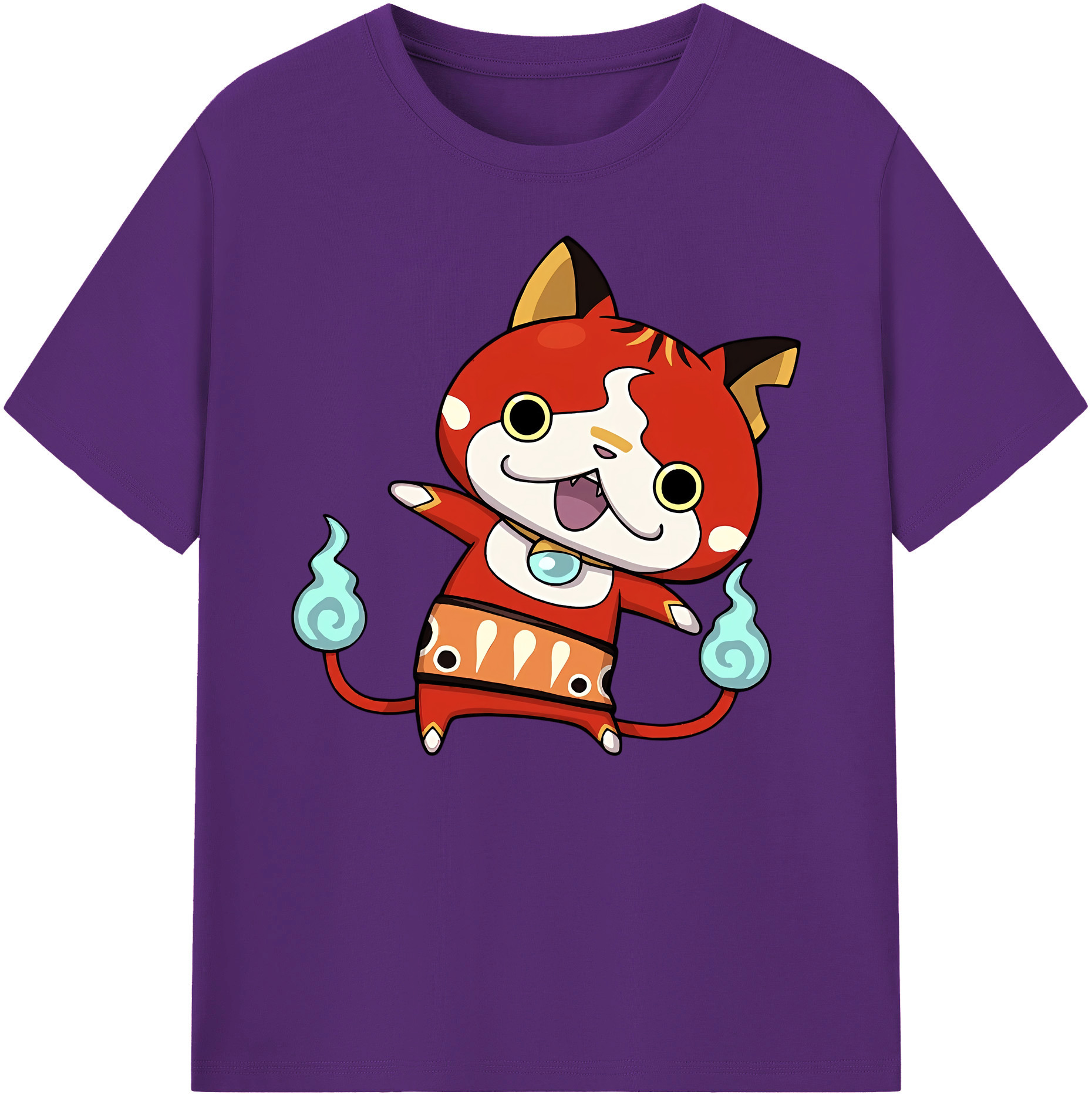 （画像用） 妖怪ウォッチ Yo-kai Watch 綿100％ メンズ半袖Tシャツ｜肌触りやわらか＆通気性