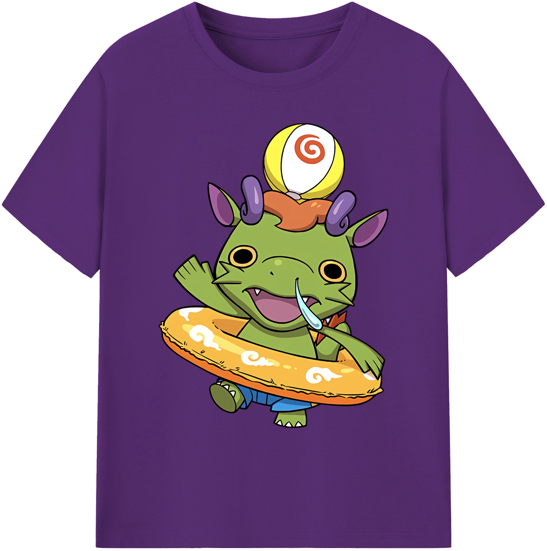 （画像用） 妖怪ウォッチ Yo-kai Watch 綿100％ メンズ半袖Tシャツ｜肌触りやわらか＆通気性