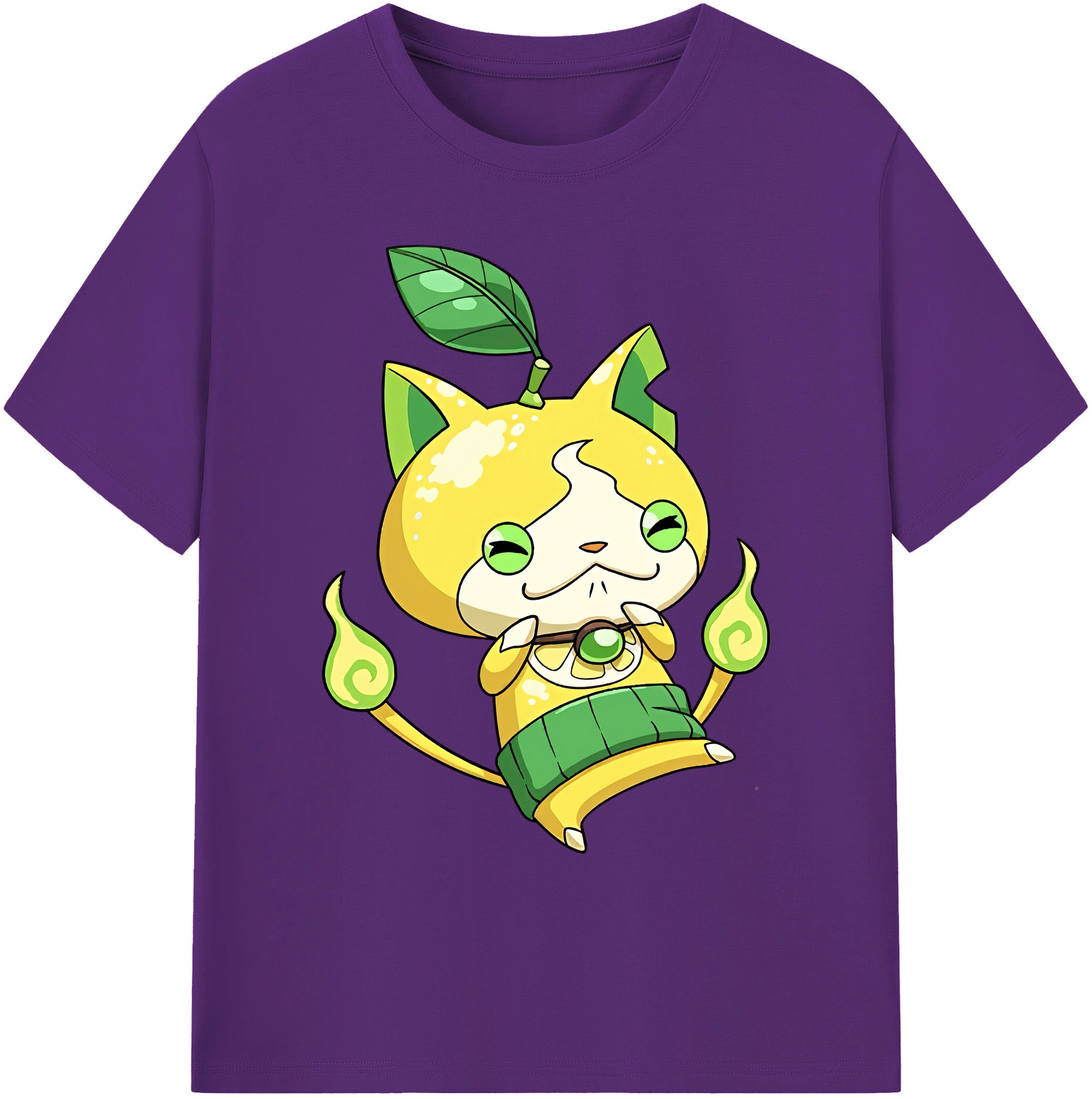 （画像用） 妖怪ウォッチ Yo-kai Watch 綿100％ メンズ半袖Tシャツ｜肌触りやわらか＆通気性