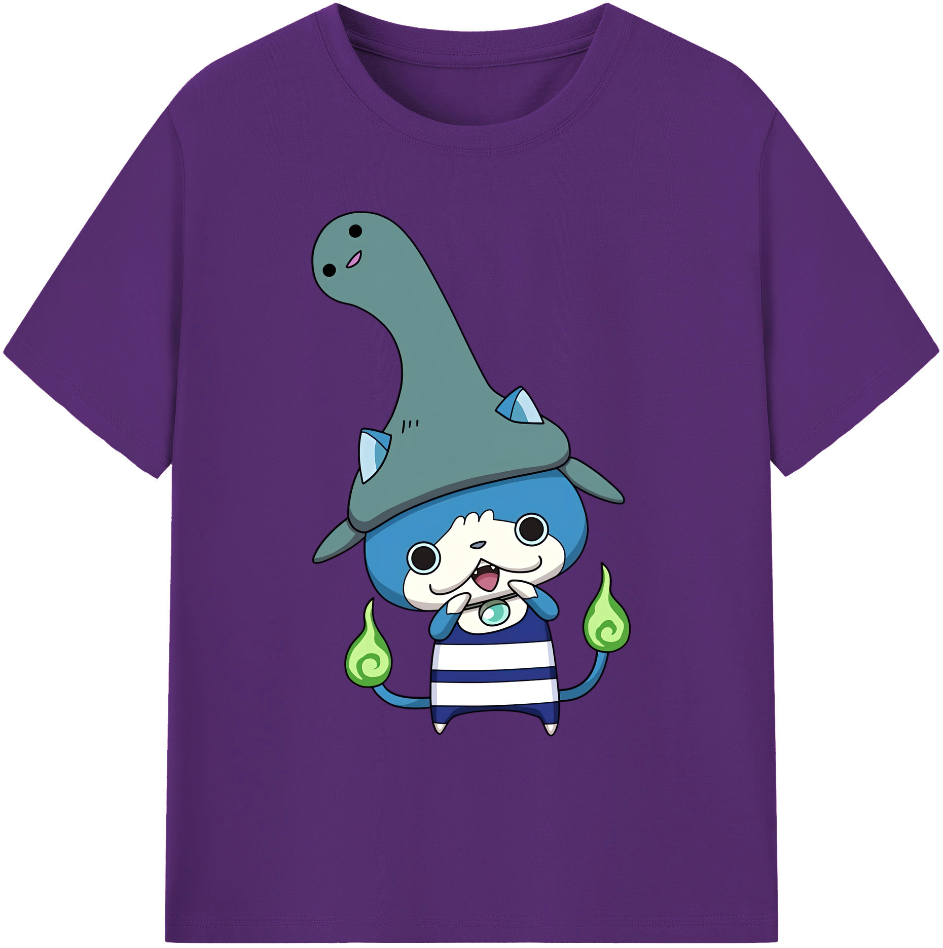 （画像用） 妖怪ウォッチ Yo-kai Watch 綿100％ メンズ半袖Tシャツ｜肌触りやわらか＆通気性