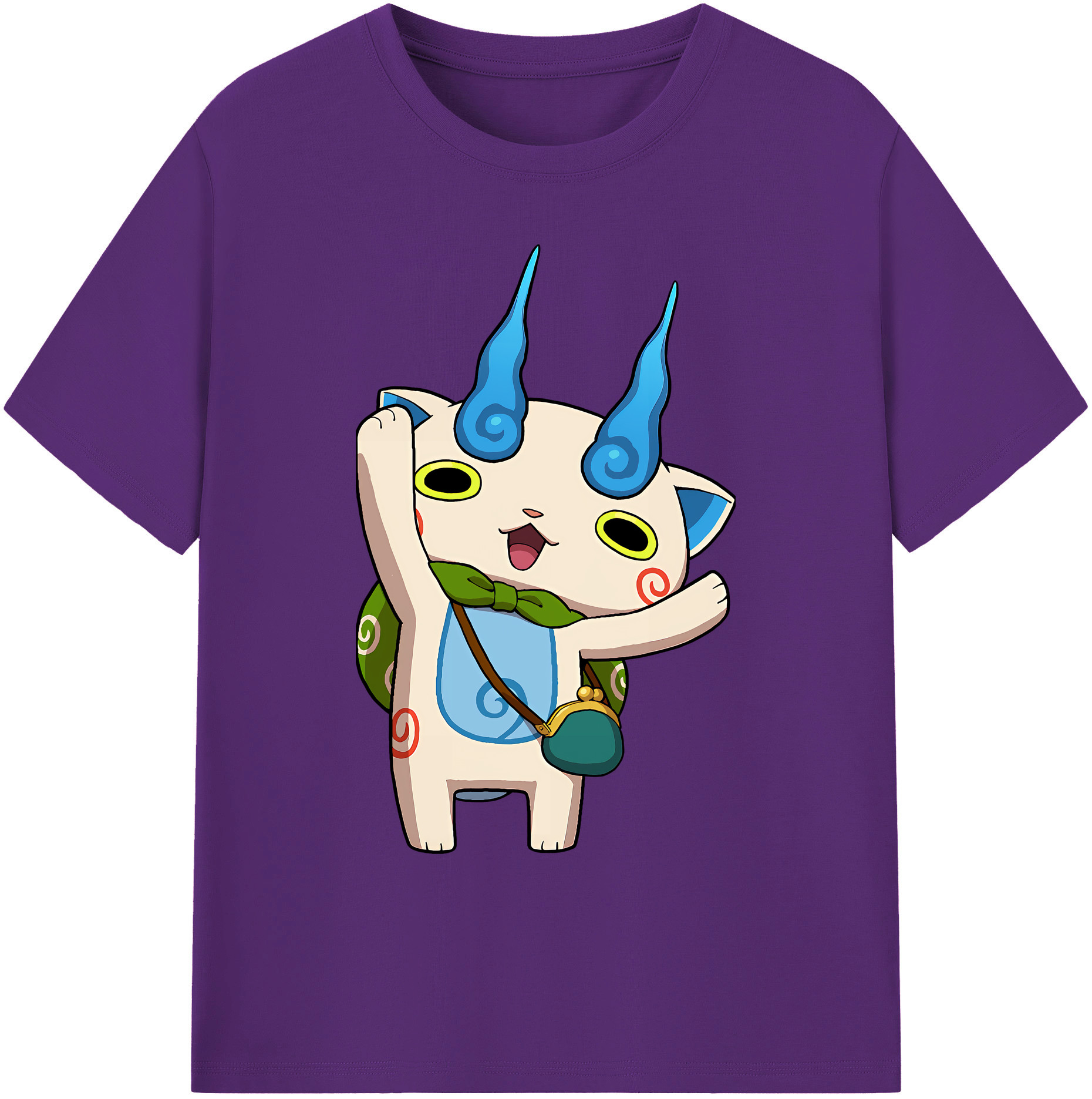 （画像用） 妖怪ウォッチ Yo-kai Watch 綿100％ メンズ半袖Tシャツ｜肌触りやわらか＆通気性
