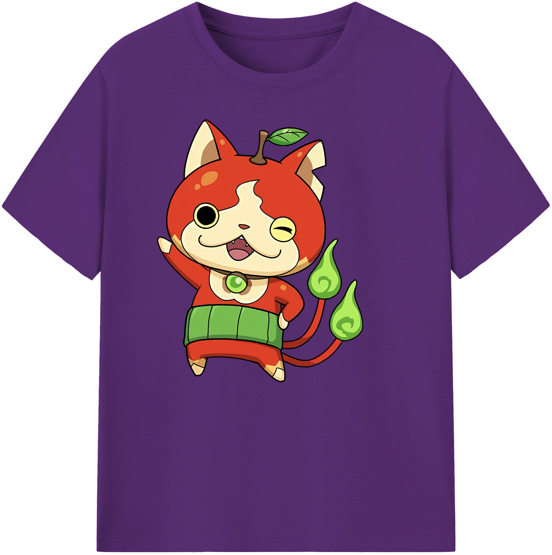（画像用） 妖怪ウォッチ Yo-kai Watch 綿100％ メンズ半袖Tシャツ｜肌触りやわらか＆通気性