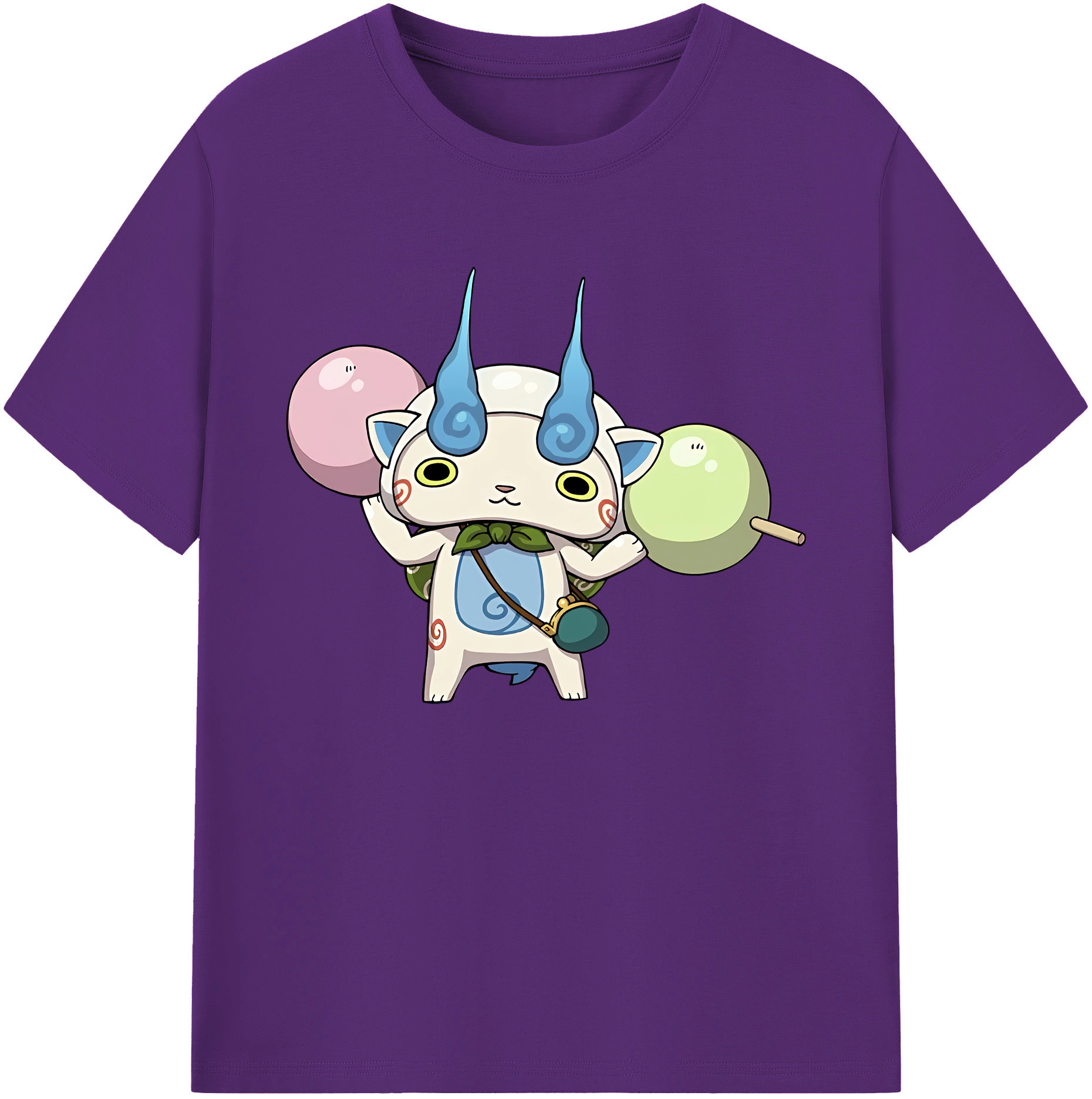 （画像用） 妖怪ウォッチ Yo-kai Watch 綿100％ メンズ半袖Tシャツ｜肌触りやわらか＆通気性