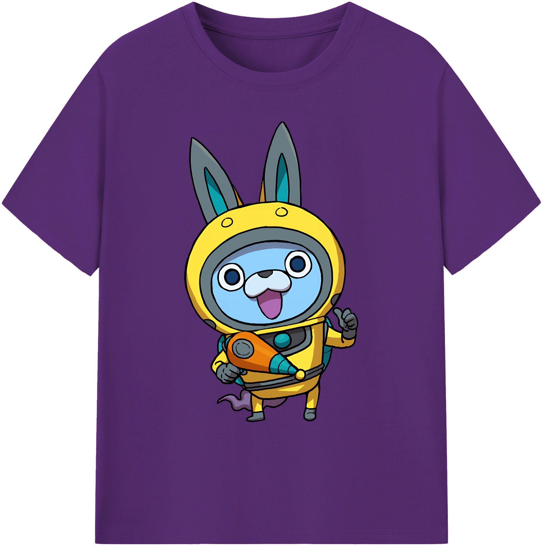 （画像用） 妖怪ウォッチ Yo-kai Watch 綿100％ メンズ半袖Tシャツ｜肌触りやわらか＆通気性
