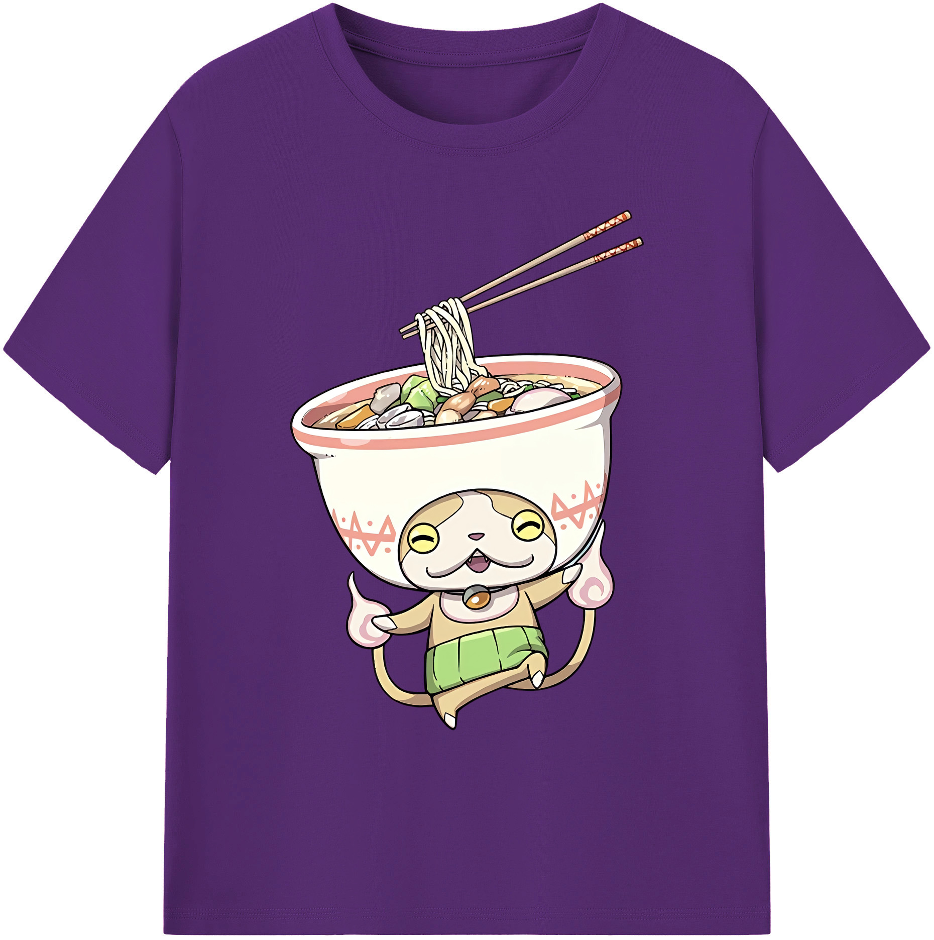 （画像用） 妖怪ウォッチ Yo-kai Watch 綿100％ メンズ半袖Tシャツ｜肌触りやわらか＆通気性