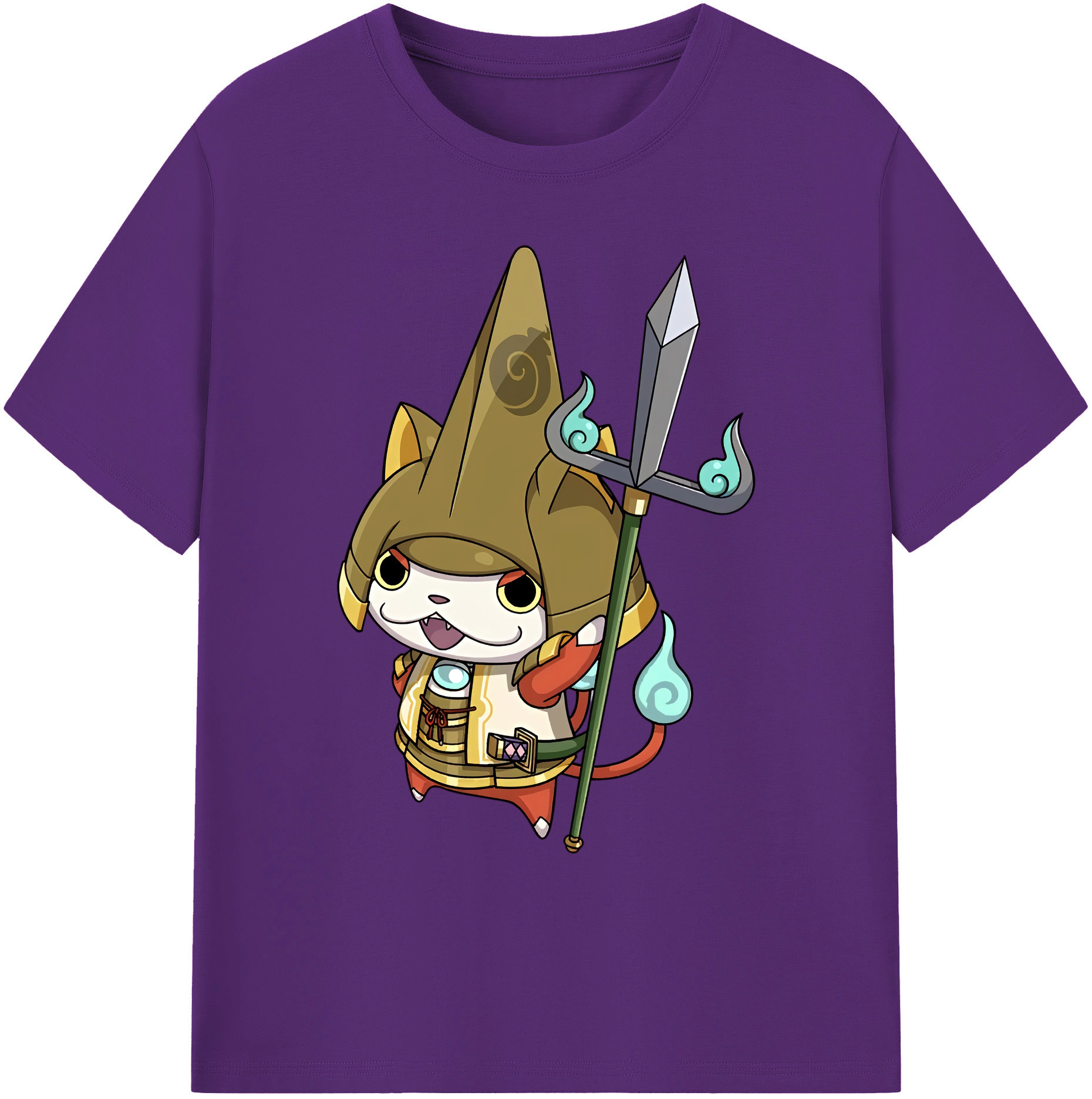 （画像用） 妖怪ウォッチ Yo-kai Watch 綿100％ メンズ半袖Tシャツ｜肌触りやわらか＆通気性