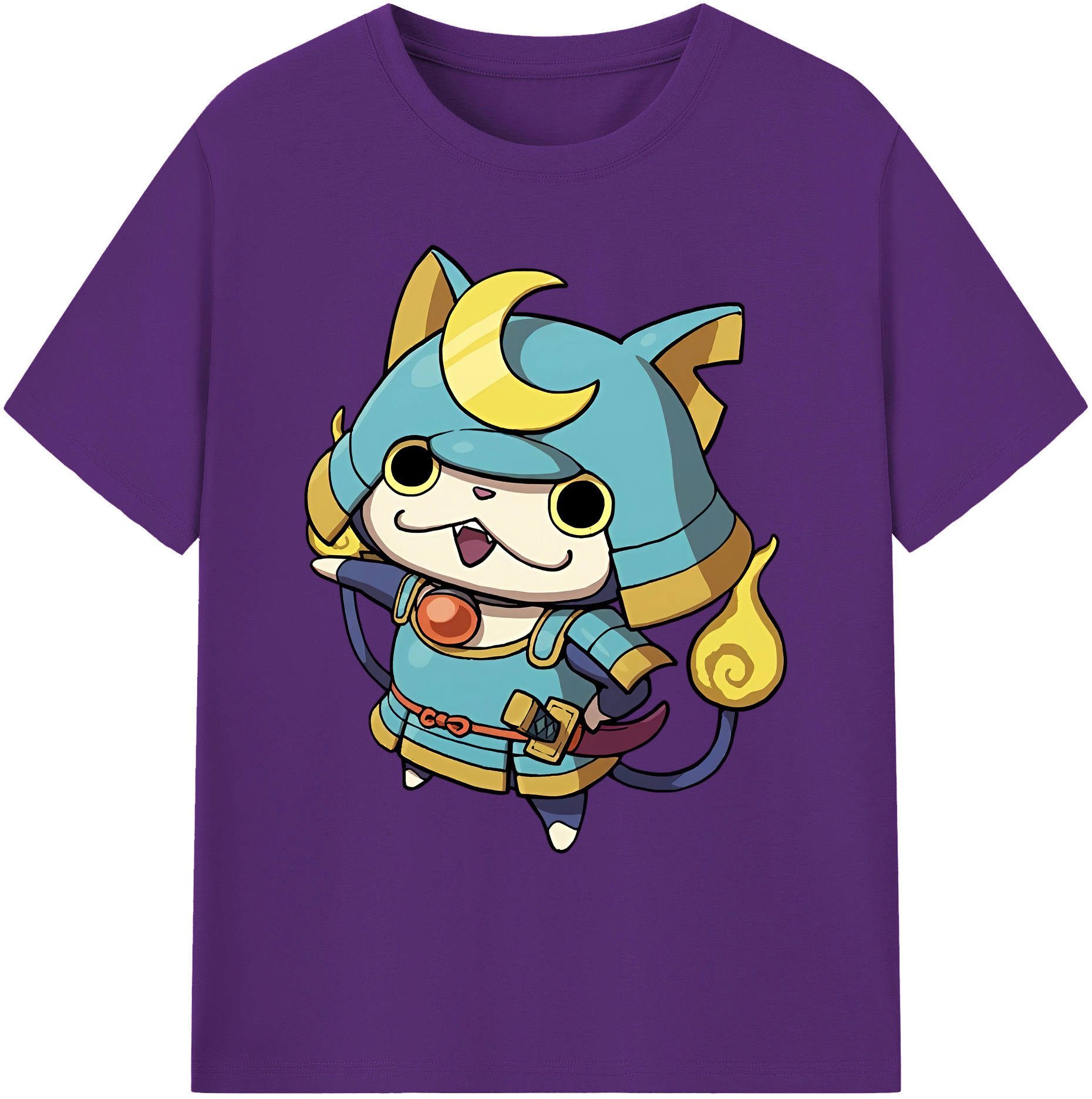 （画像用） 妖怪ウォッチ Yo-kai Watch 綿100％ メンズ半袖Tシャツ｜肌触りやわらか＆通気性