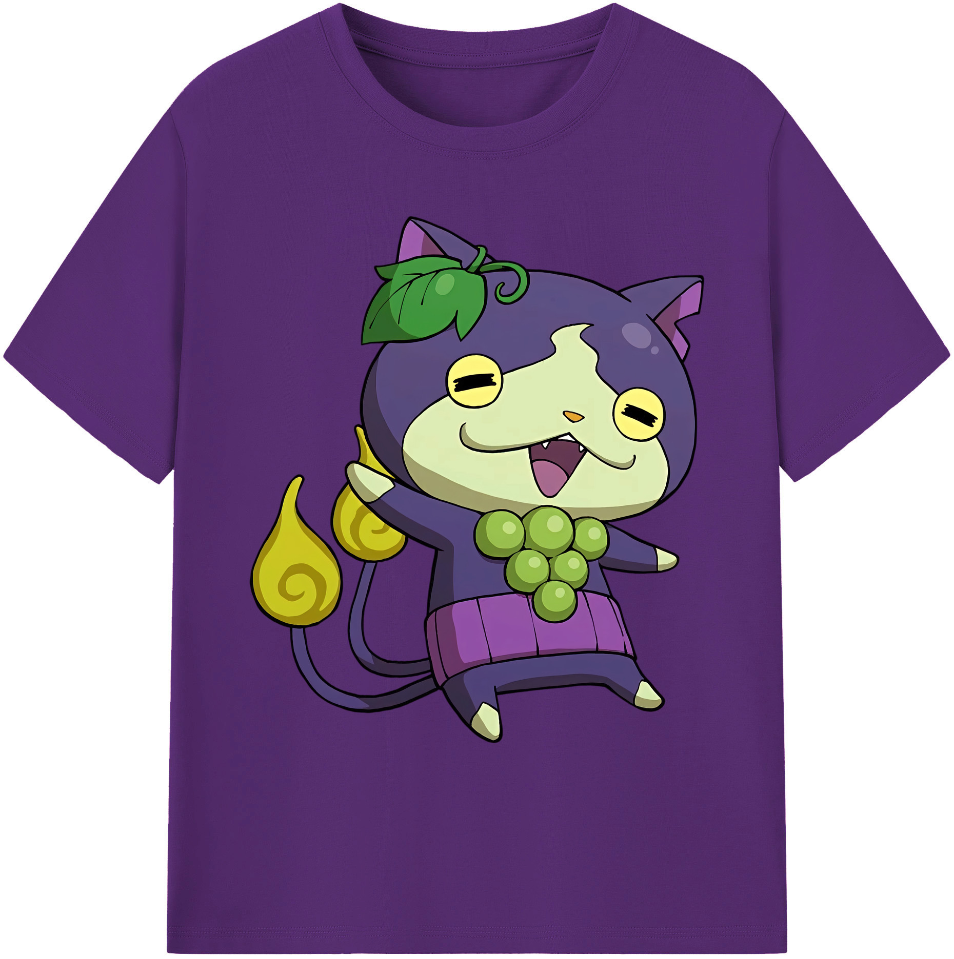 （画像用） 妖怪ウォッチ Yo-kai Watch 綿100％ メンズ半袖Tシャツ｜肌触りやわらか＆通気性
