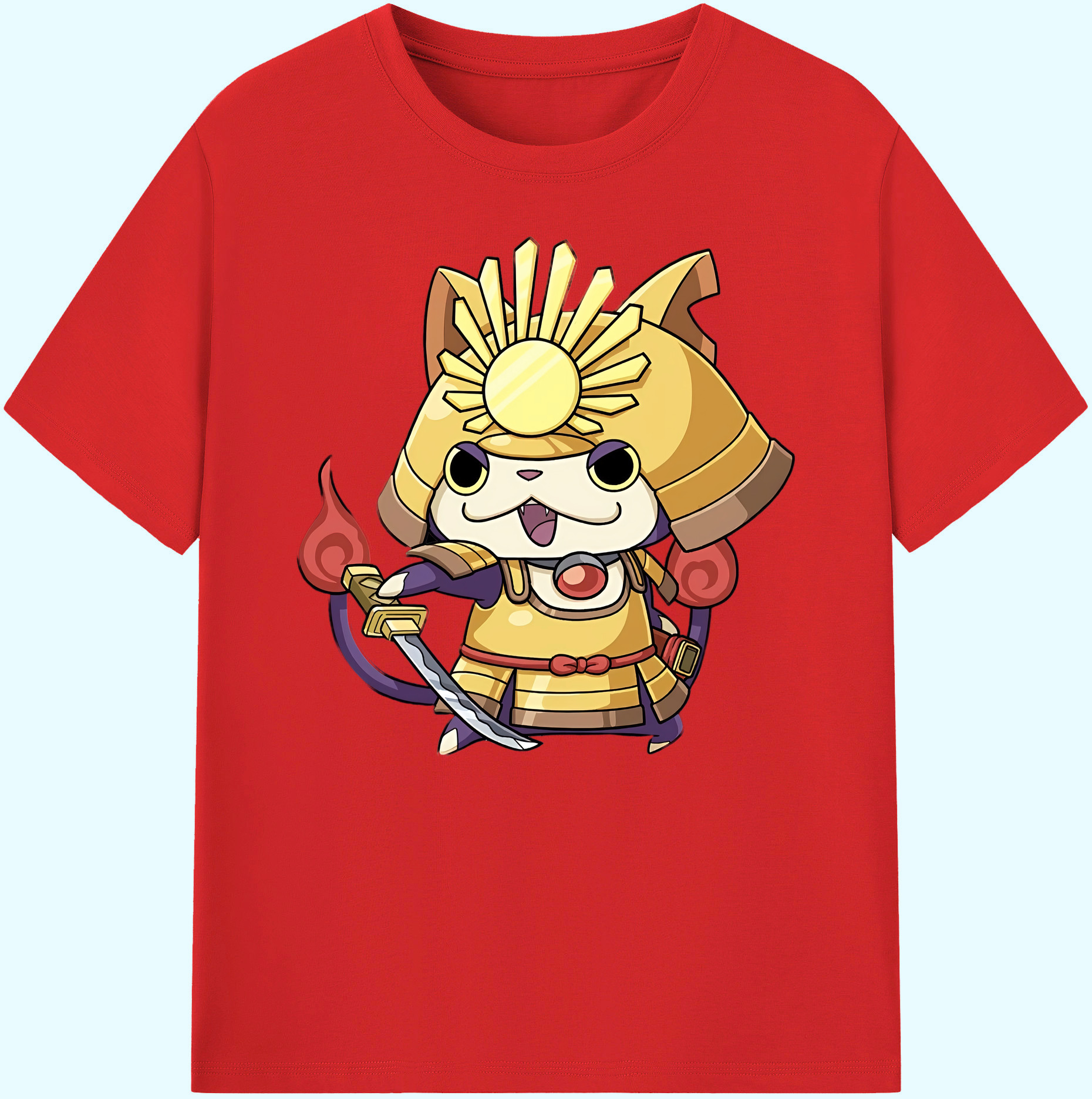 （画像用） 妖怪ウォッチ Yo-kai Watch 綿100％ メンズ半袖Tシャツ｜肌触りやわらか＆通気性