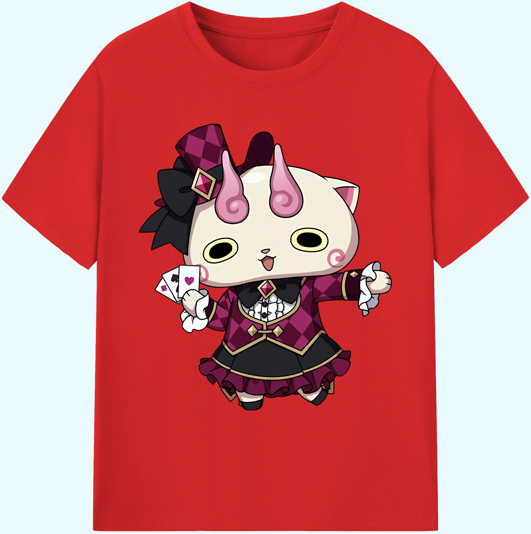 （画像用） 妖怪ウォッチ Yo-kai Watch 綿100％ メンズ半袖Tシャツ｜肌触りやわらか＆通気性