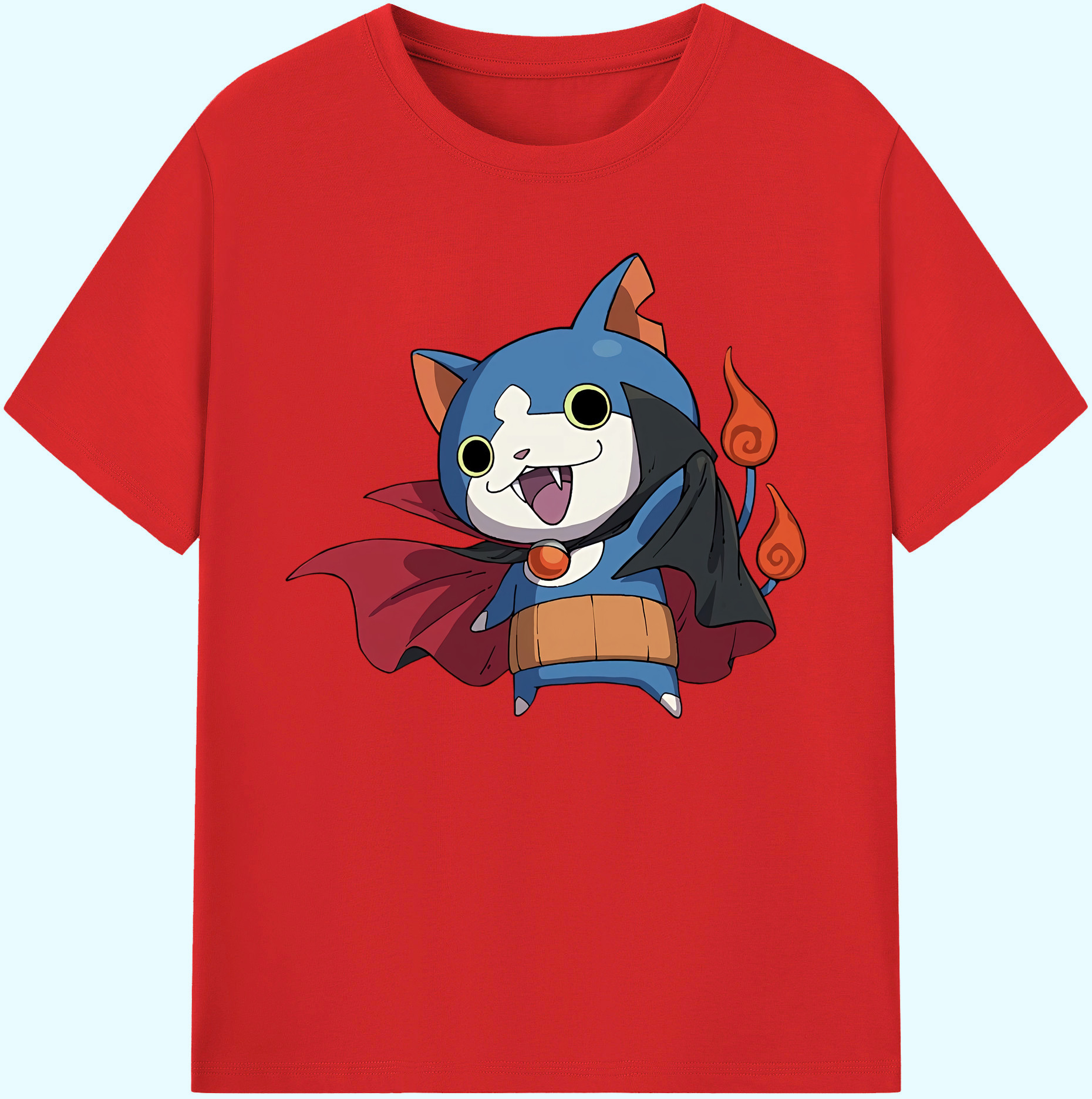 （画像用） 妖怪ウォッチ Yo-kai Watch 綿100％ メンズ半袖Tシャツ｜肌触りやわらか＆通気性